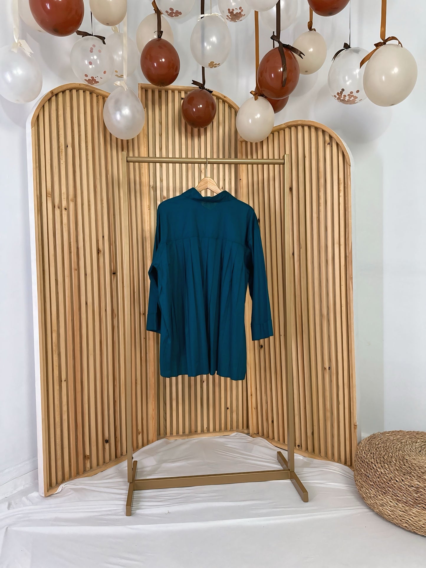 Pleated Oversized Shirt - QS0130