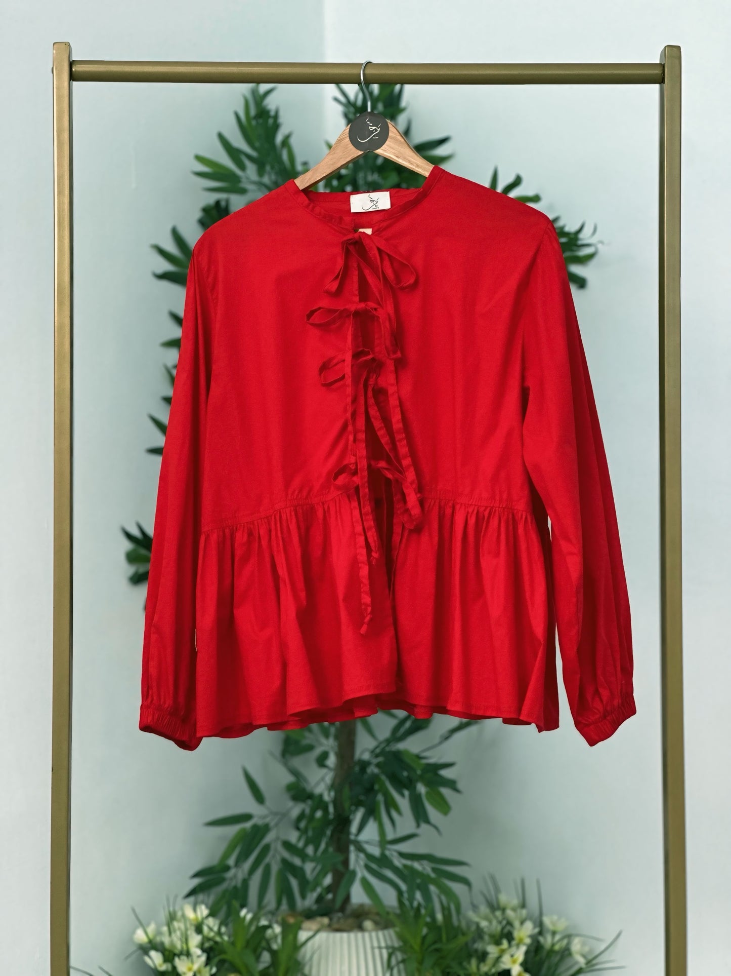Bow Blouse بلوز فيونكات - QS0158