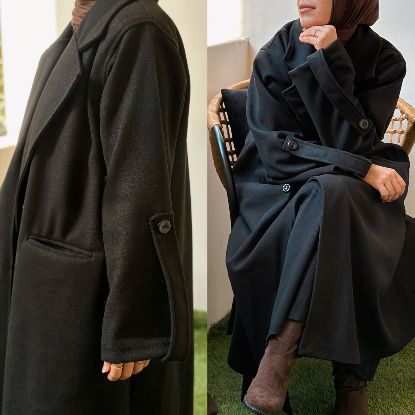 wool coat بالطو جوخ - QW0113