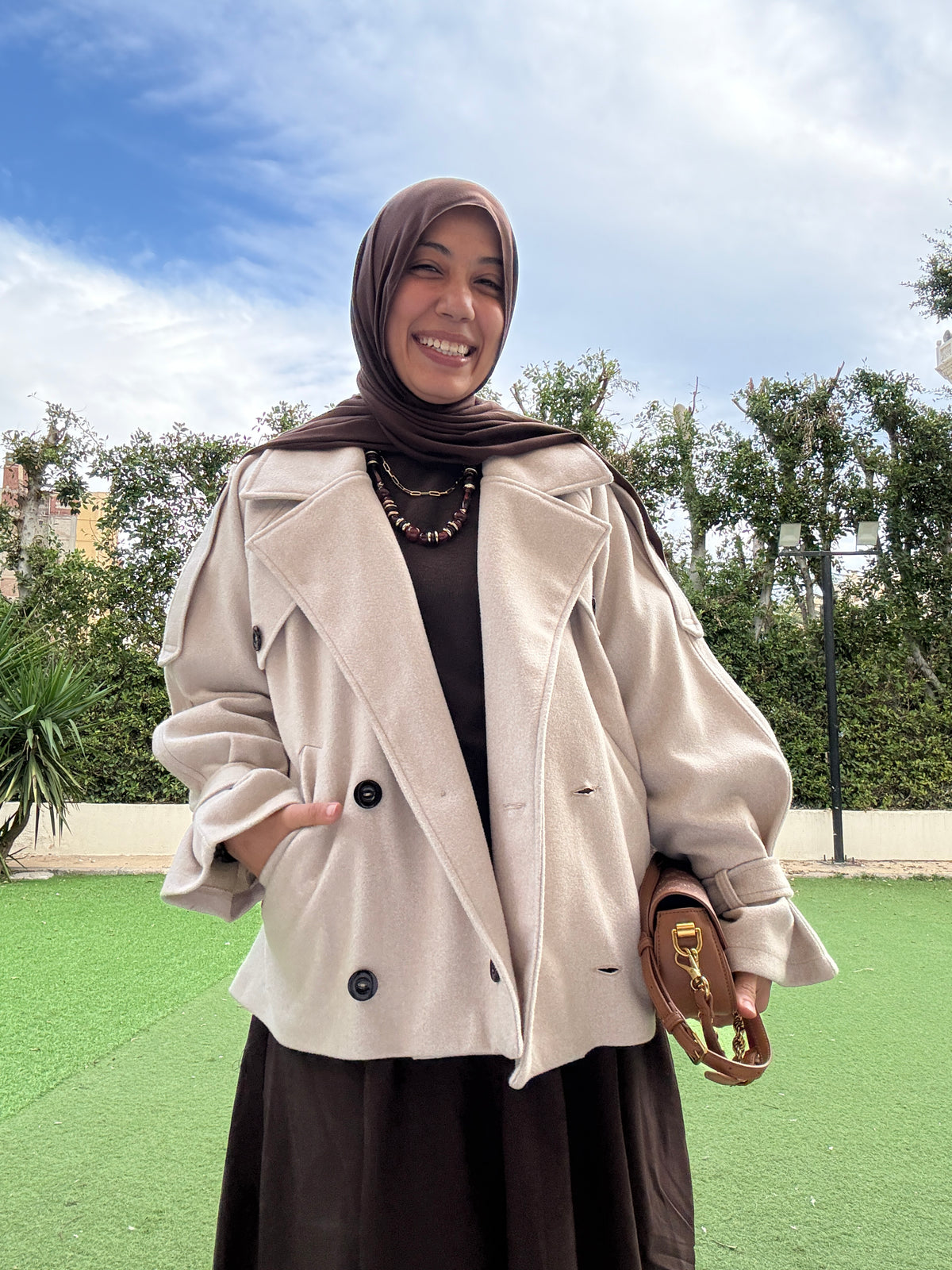 Short Wool Jacket -جاكت جوخ قصير - QW0105