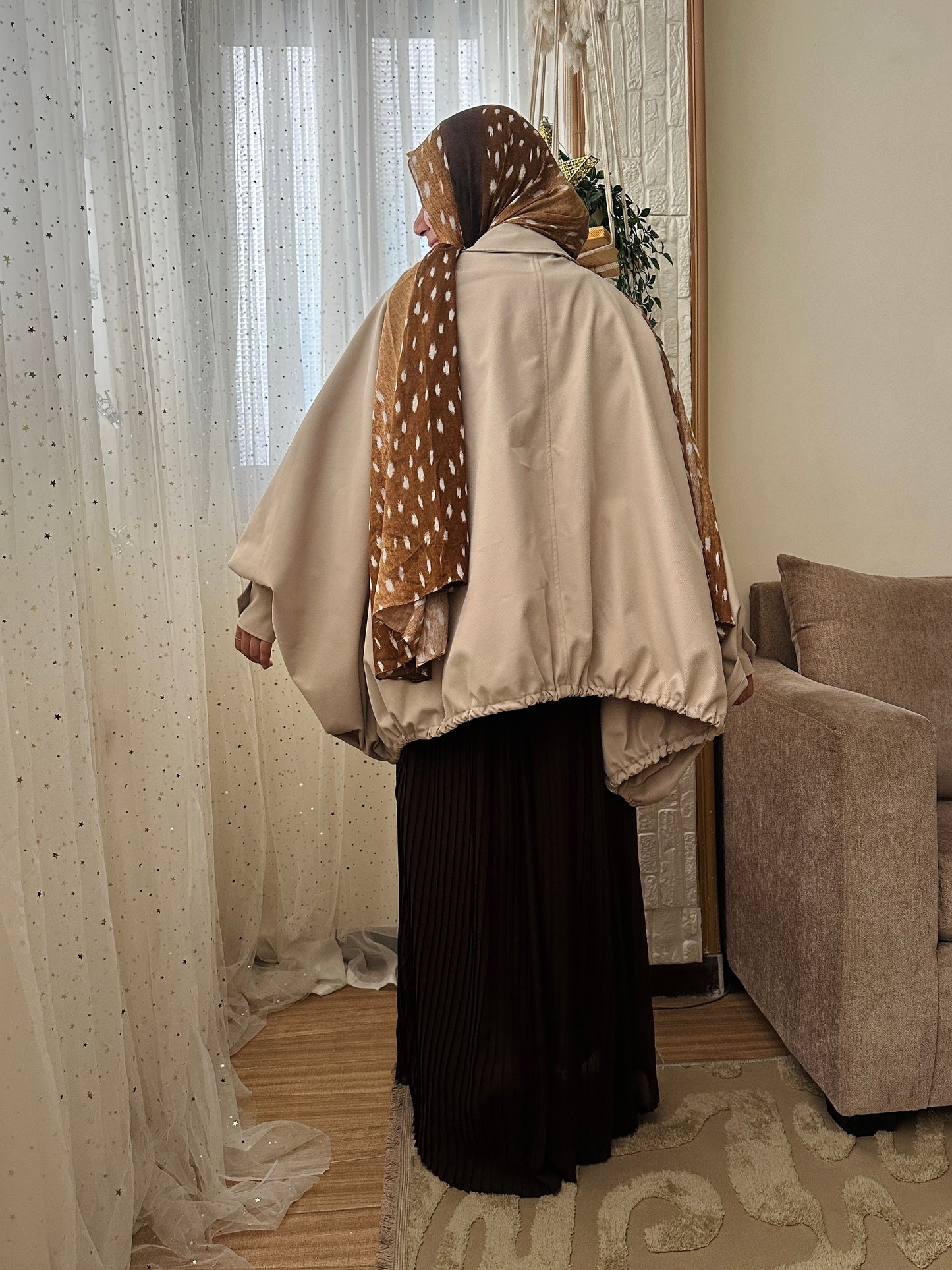 Gabardine Over Over sized Jacket - جاكت أوفر سايز جبردين - Q0133