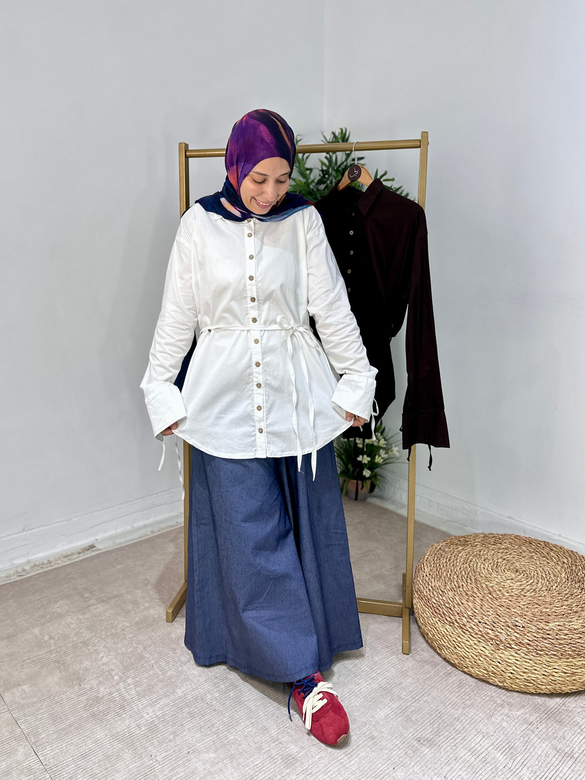 Poplin Blouse بلوزة بوبلين - QS0174