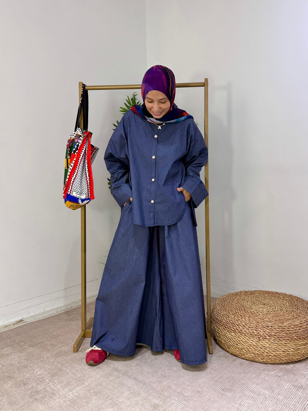 Jeans Butterfly Set ست فراشة چينز - QS0172