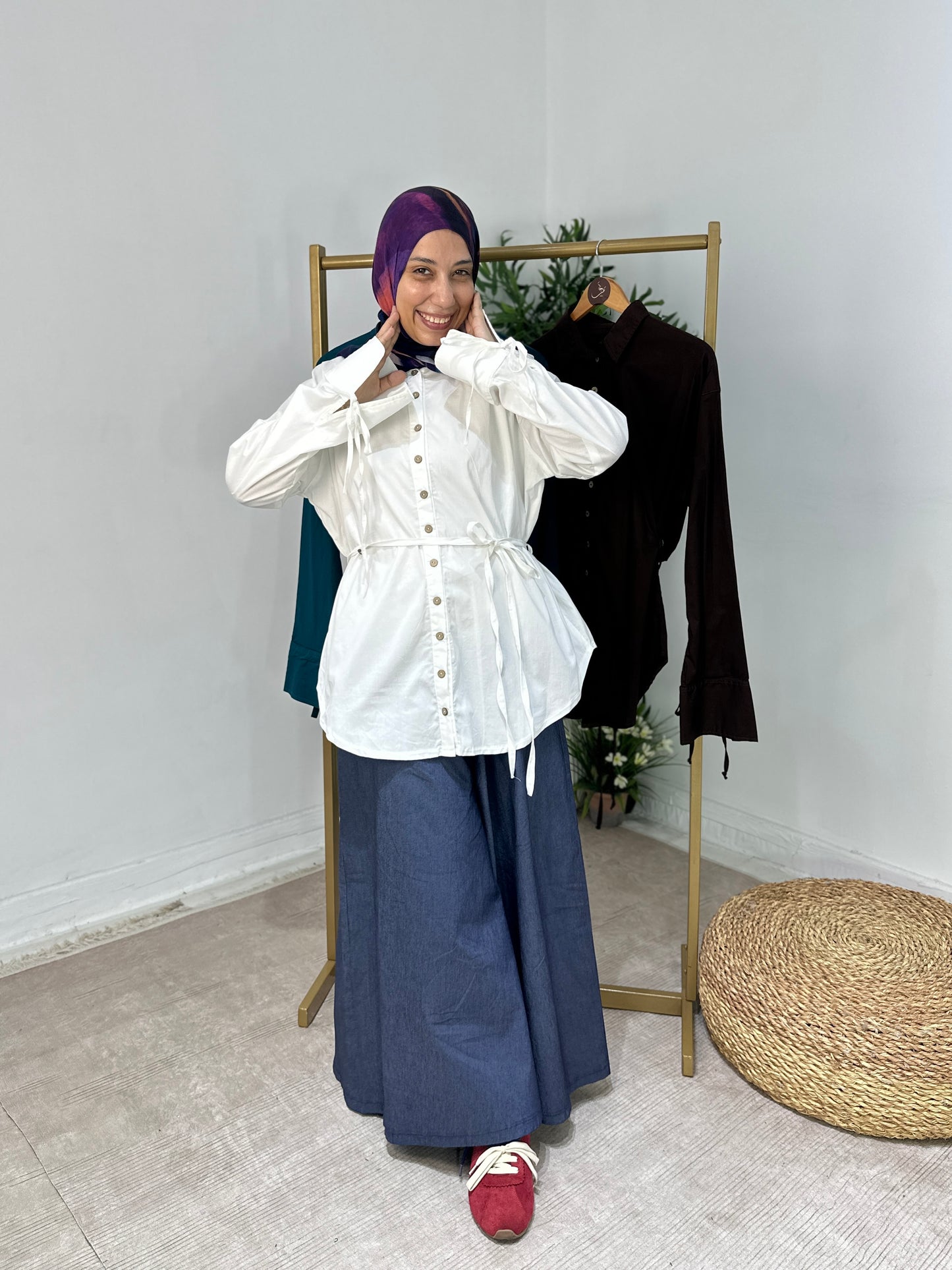 Poplin Blouse بلوزة بوبلين - QS0174