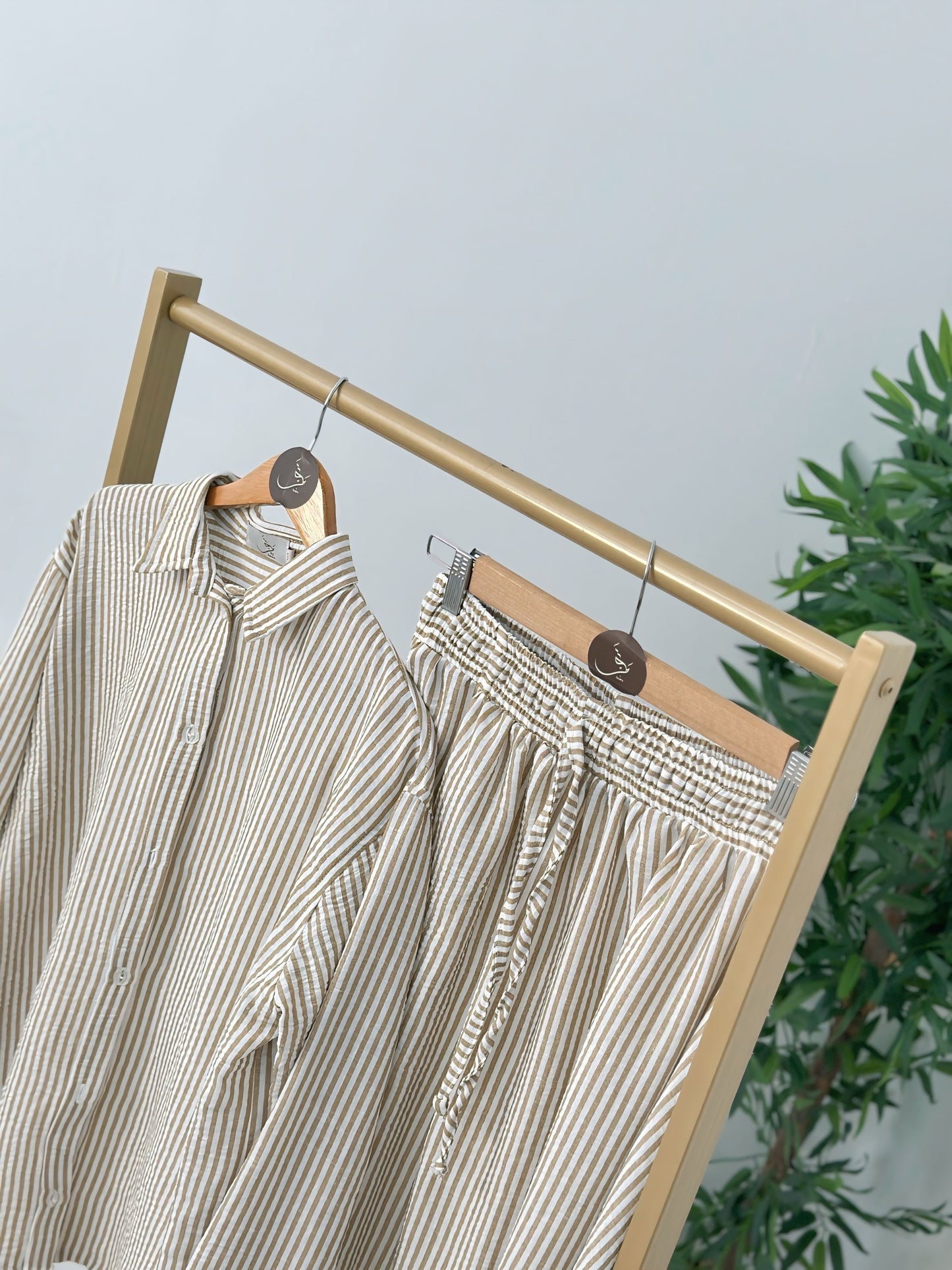 Striped Set ست مخططة -QS0157