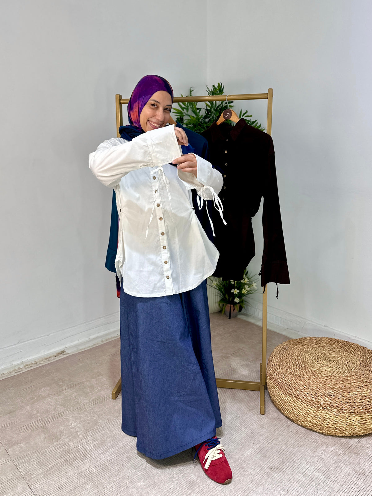 Poplin Blouse بلوزة بوبلين - QS0174