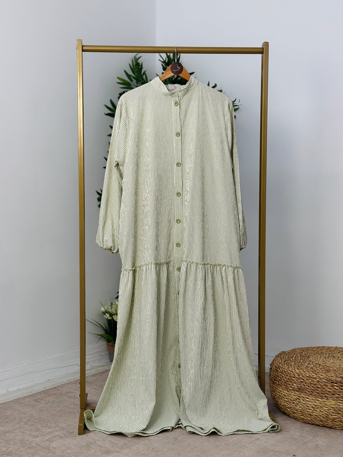 Striped Dress فستان مخطط - QS0160