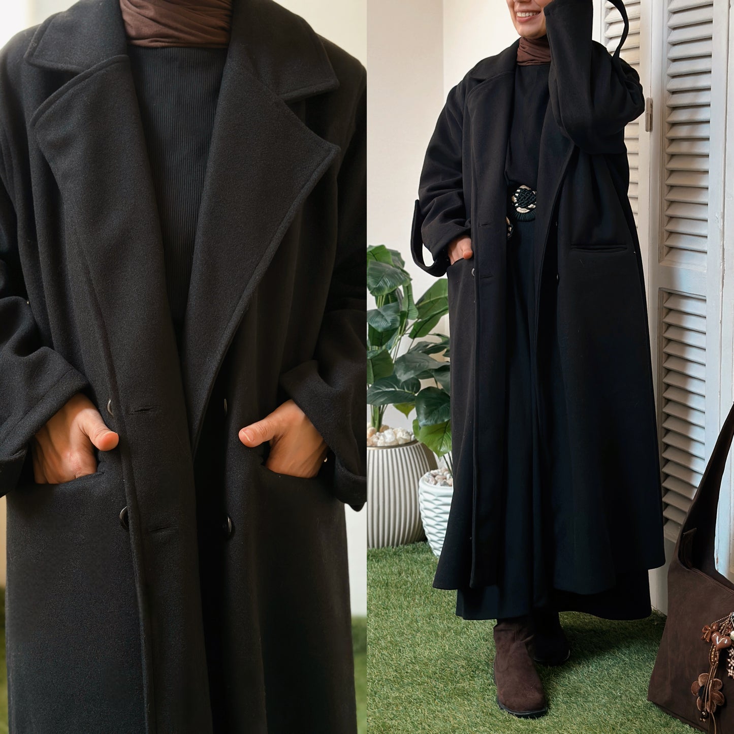 wool coat بالطو جوخ - QW0113