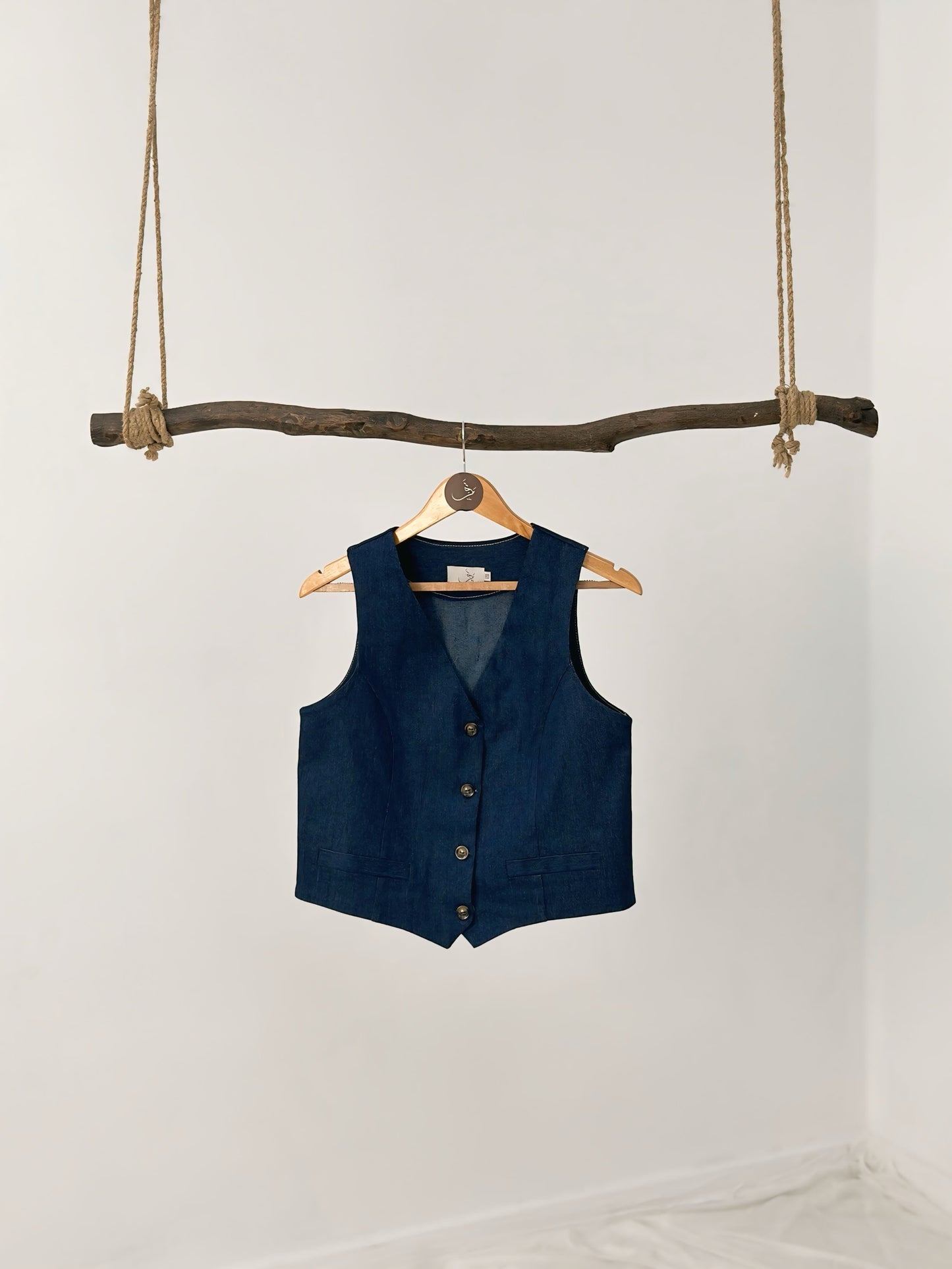 Vest Denim Set ..  فست ست جينز