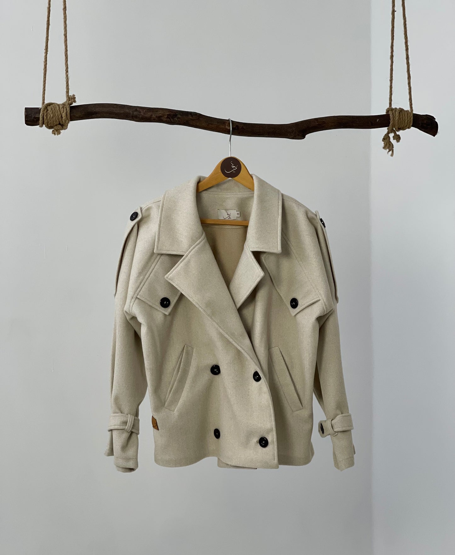 Short Wool Jacket -جاكت جوخ قصير - QW0105
