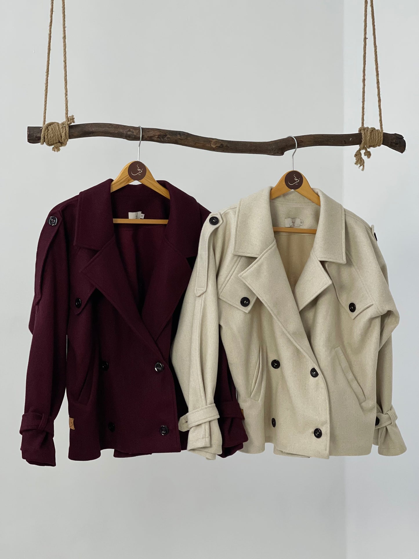 Short Wool Jacket -جاكت جوخ قصير - QW0105