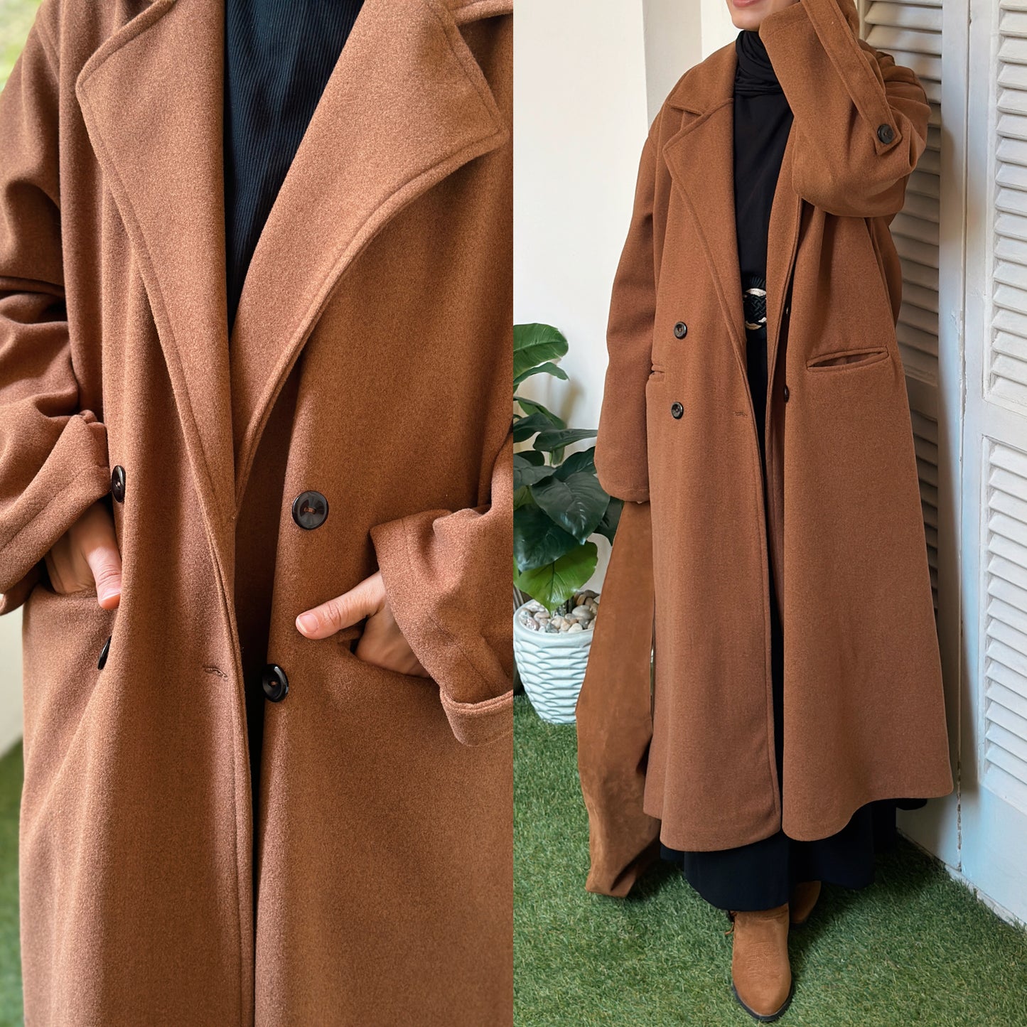 wool coat بالطو جوخ - QW0113