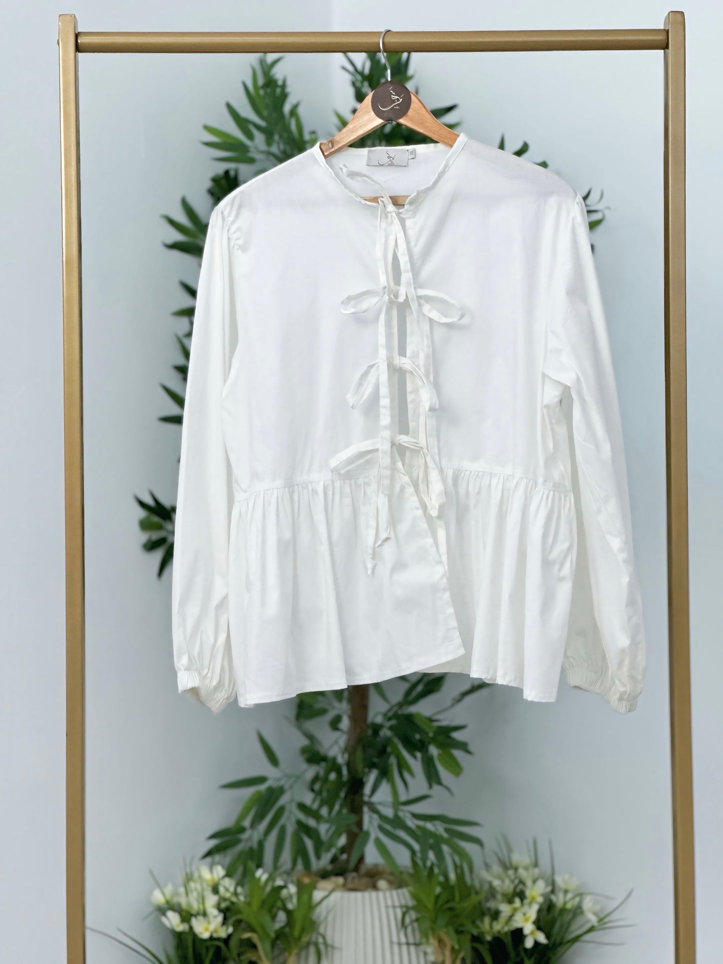 Bow Blouse بلوز فيونكات - QS0158