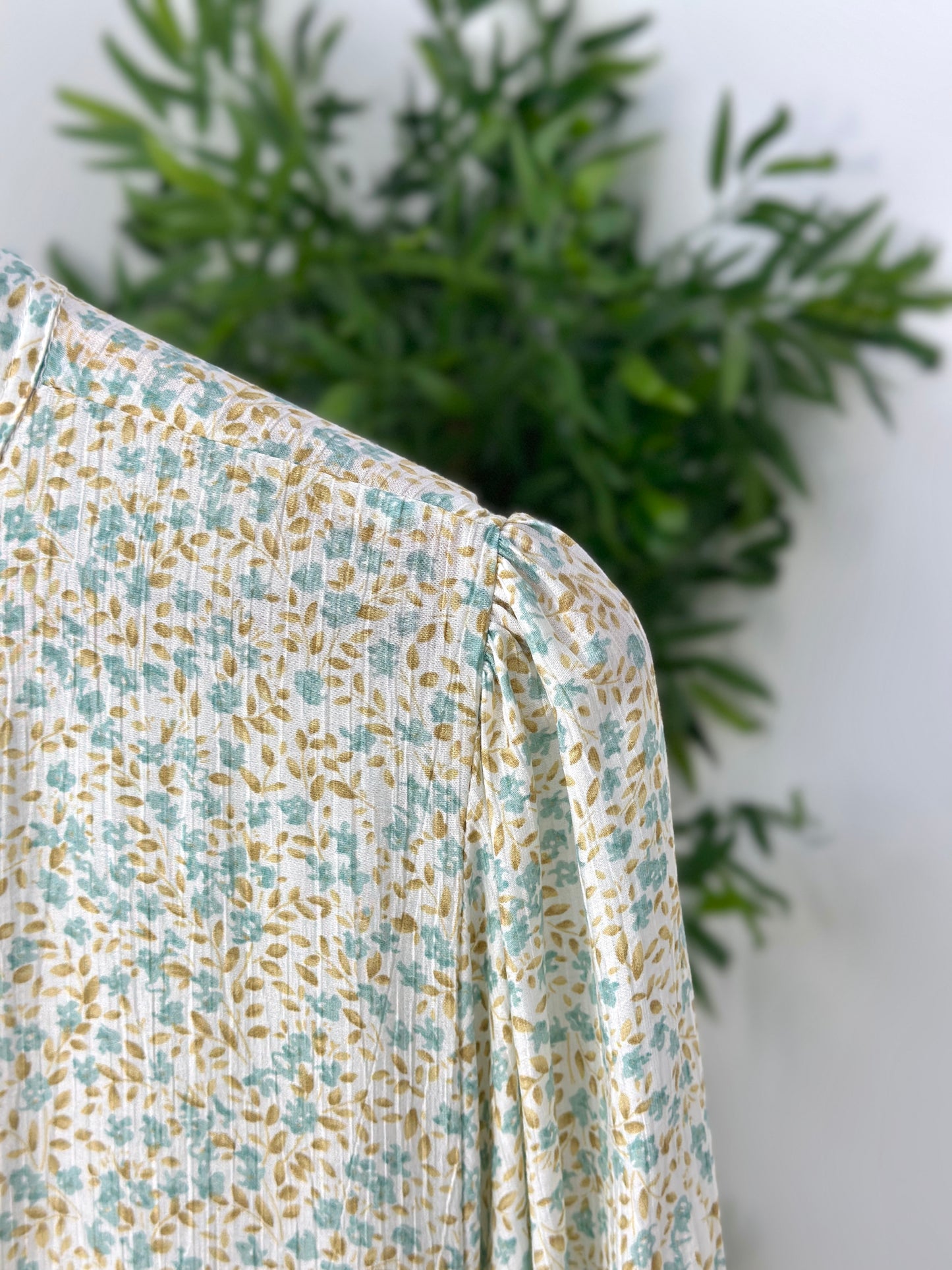 Floral Dress - فستان مشجر ورد -QS0142