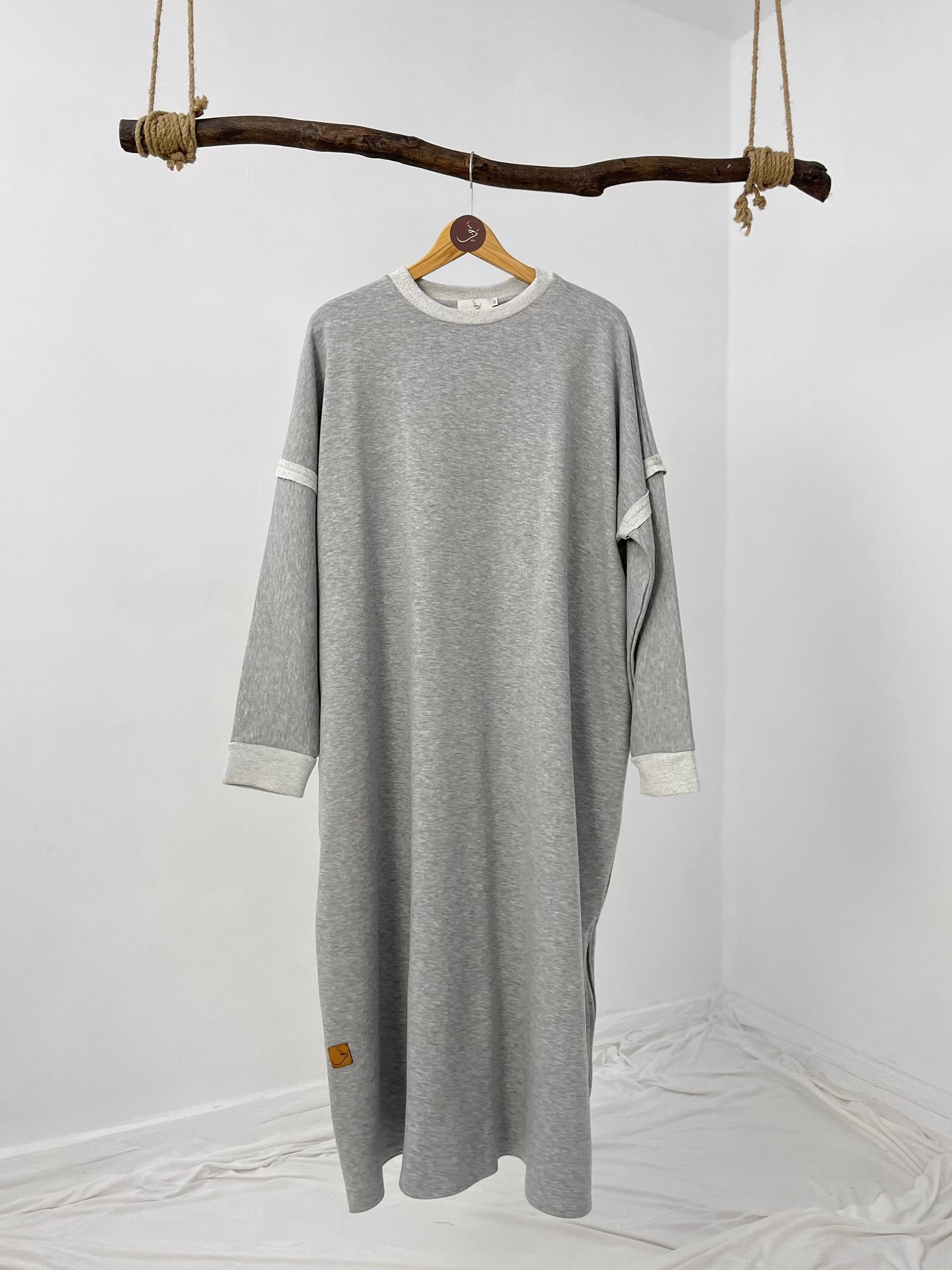 Melton Side-Zip Dress - فستان ملتون سوستة - QW0108