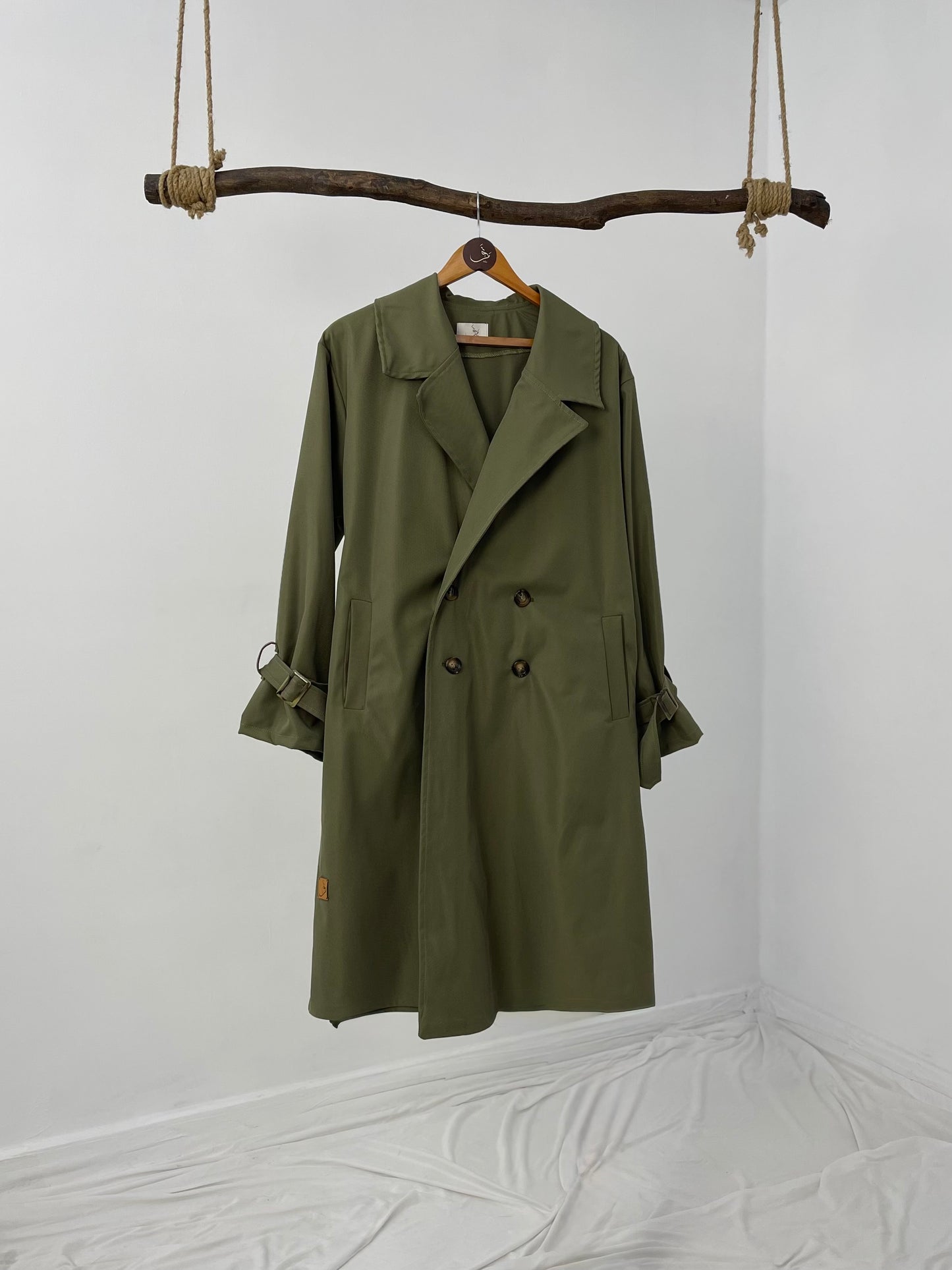 Gabardine Trench Coat-  ترانش كوت جبردين - Drop 25 🍂شتوية ٢٦