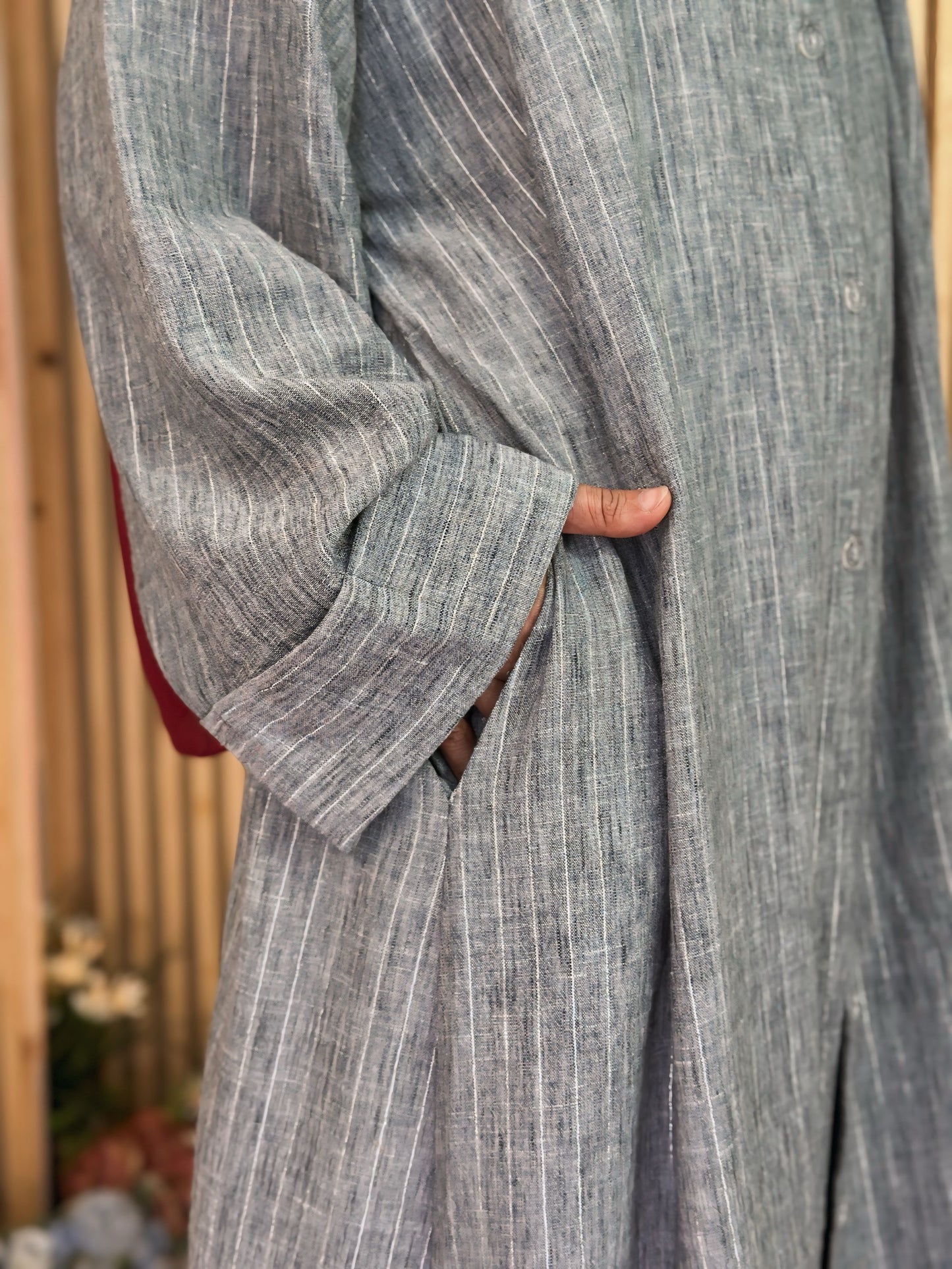 Oversized Long Shirt Set ست شيميز طويل - QS0153