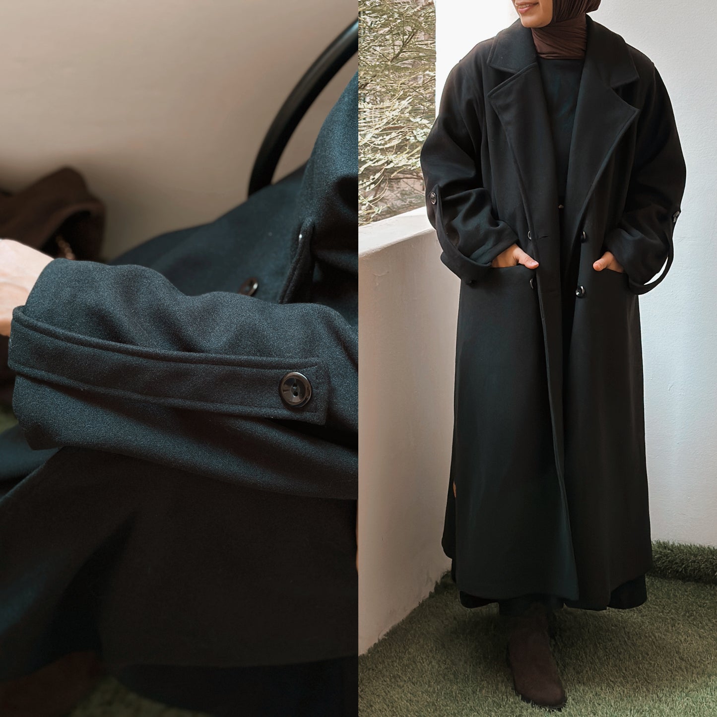 wool coat بالطو جوخ - QW0113