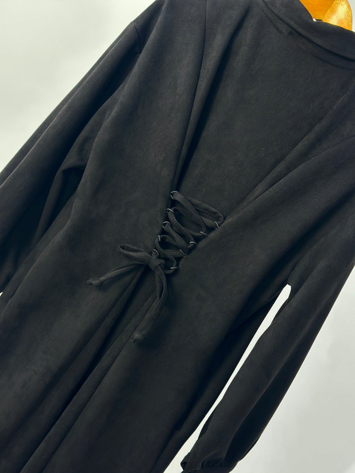 Suede Velvet Dress - فستان قطيفة سويدي - QW099