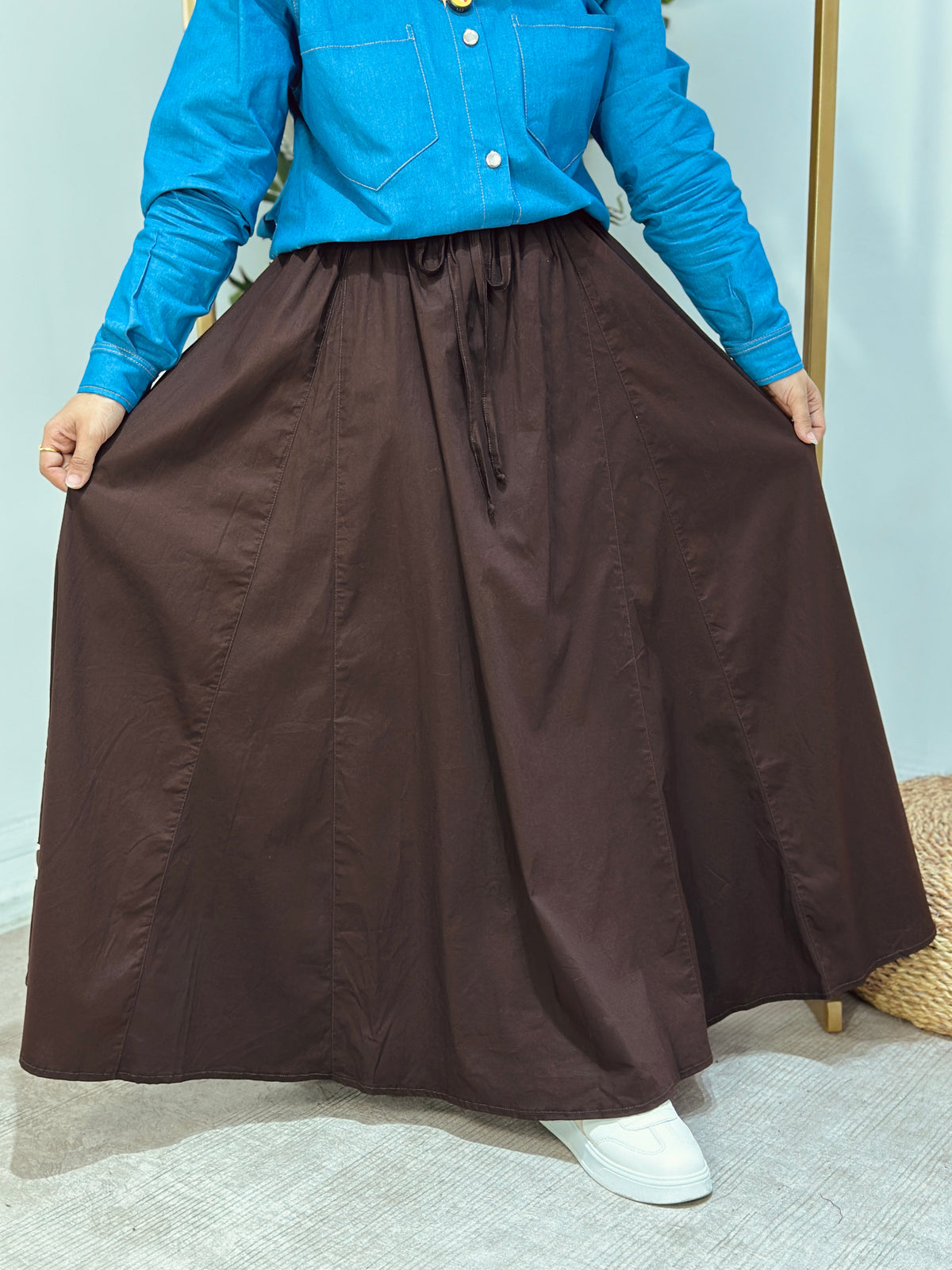 Poplin Skirt جيب بوبلين - QS0169