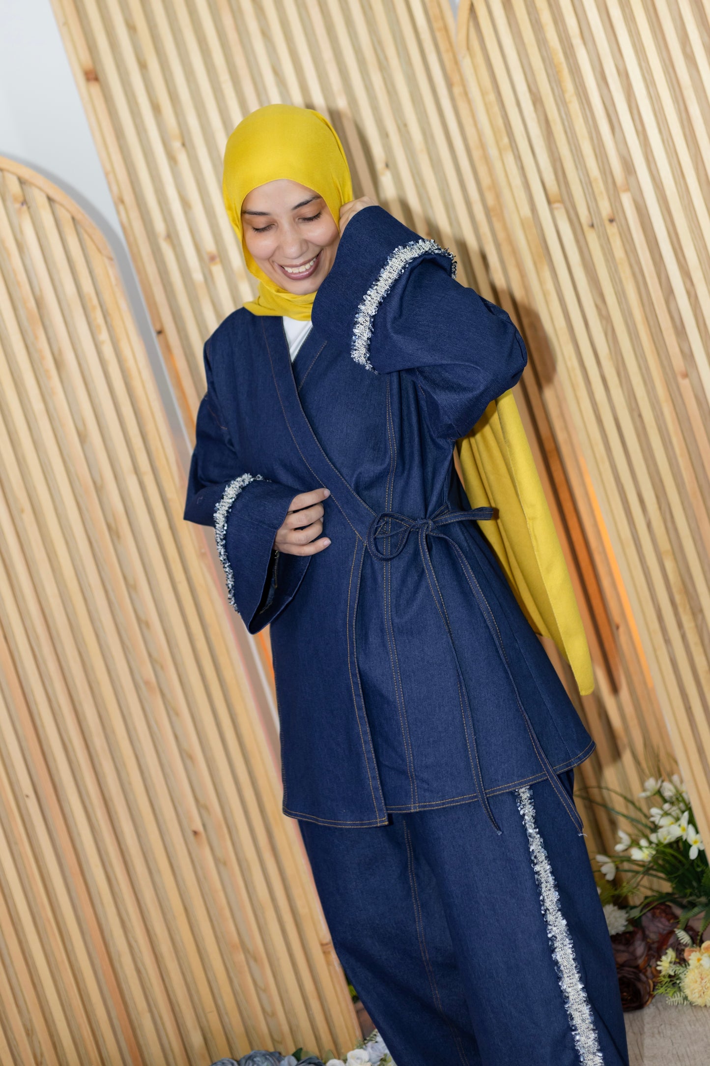 Denim Set ست چينز -QS0145