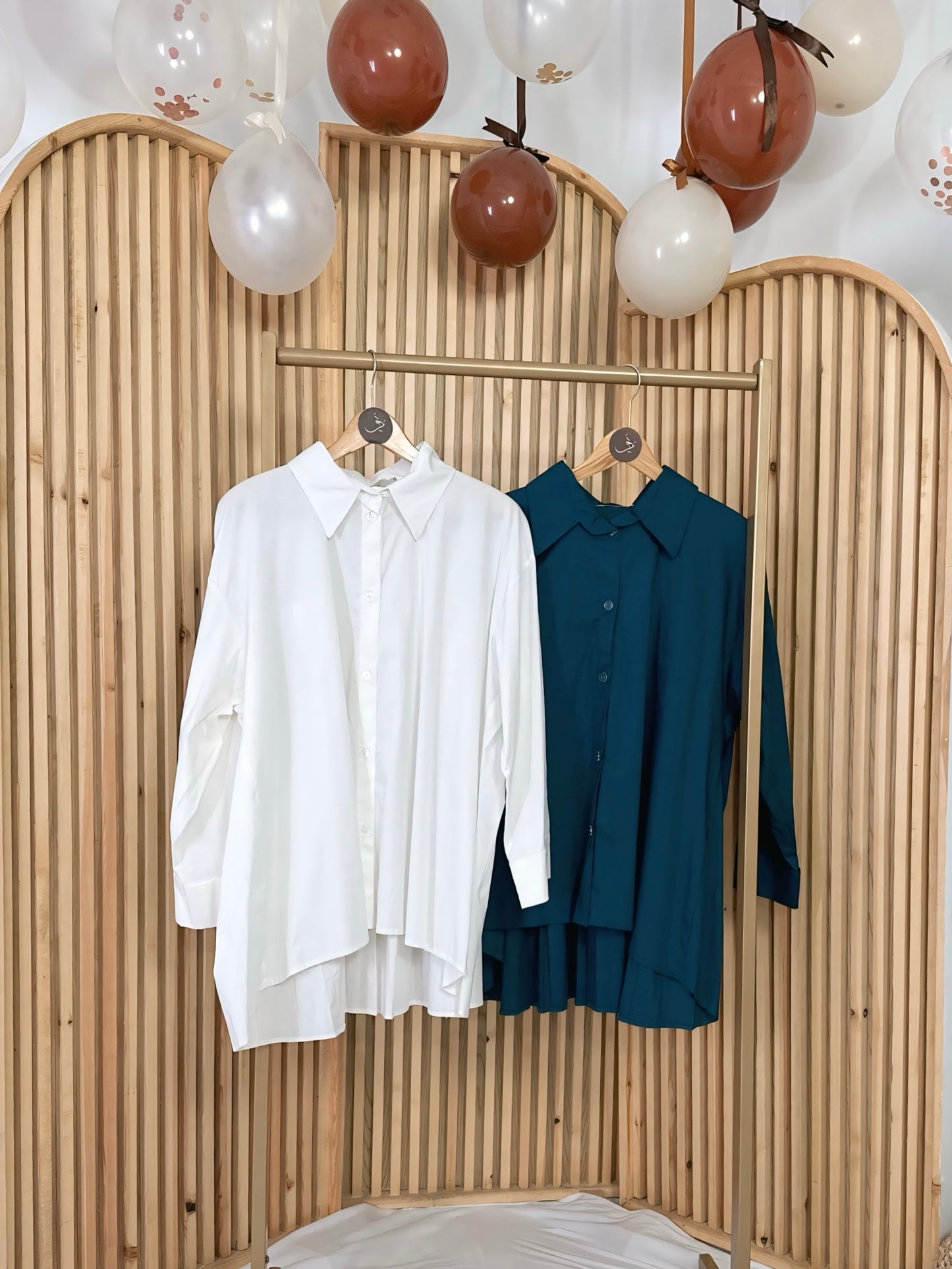 Pleated Oversized Shirt - QS0130