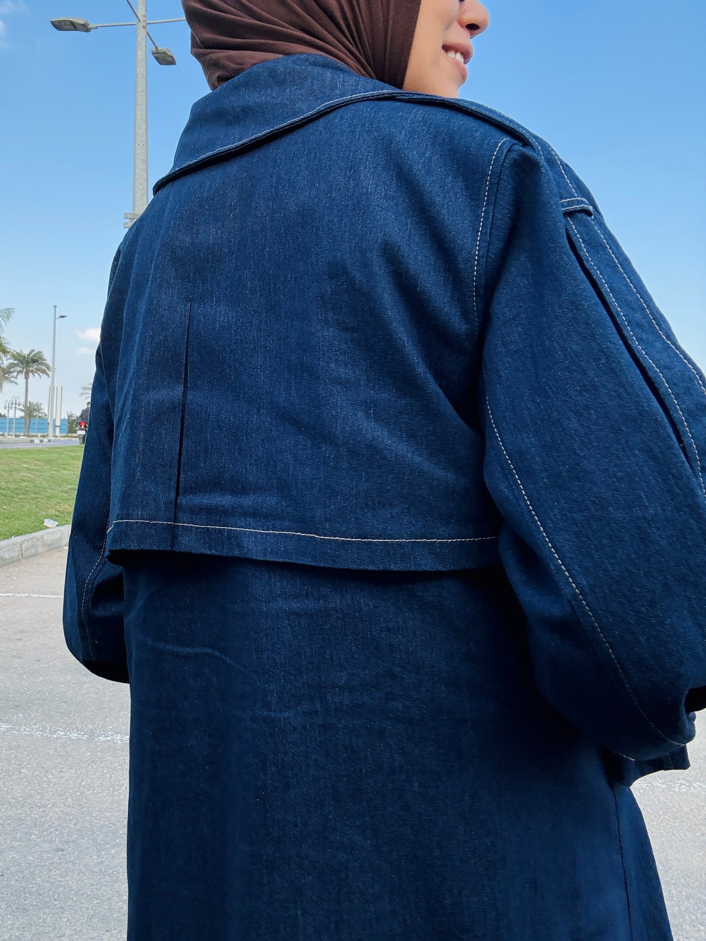 Denim Trench Coat