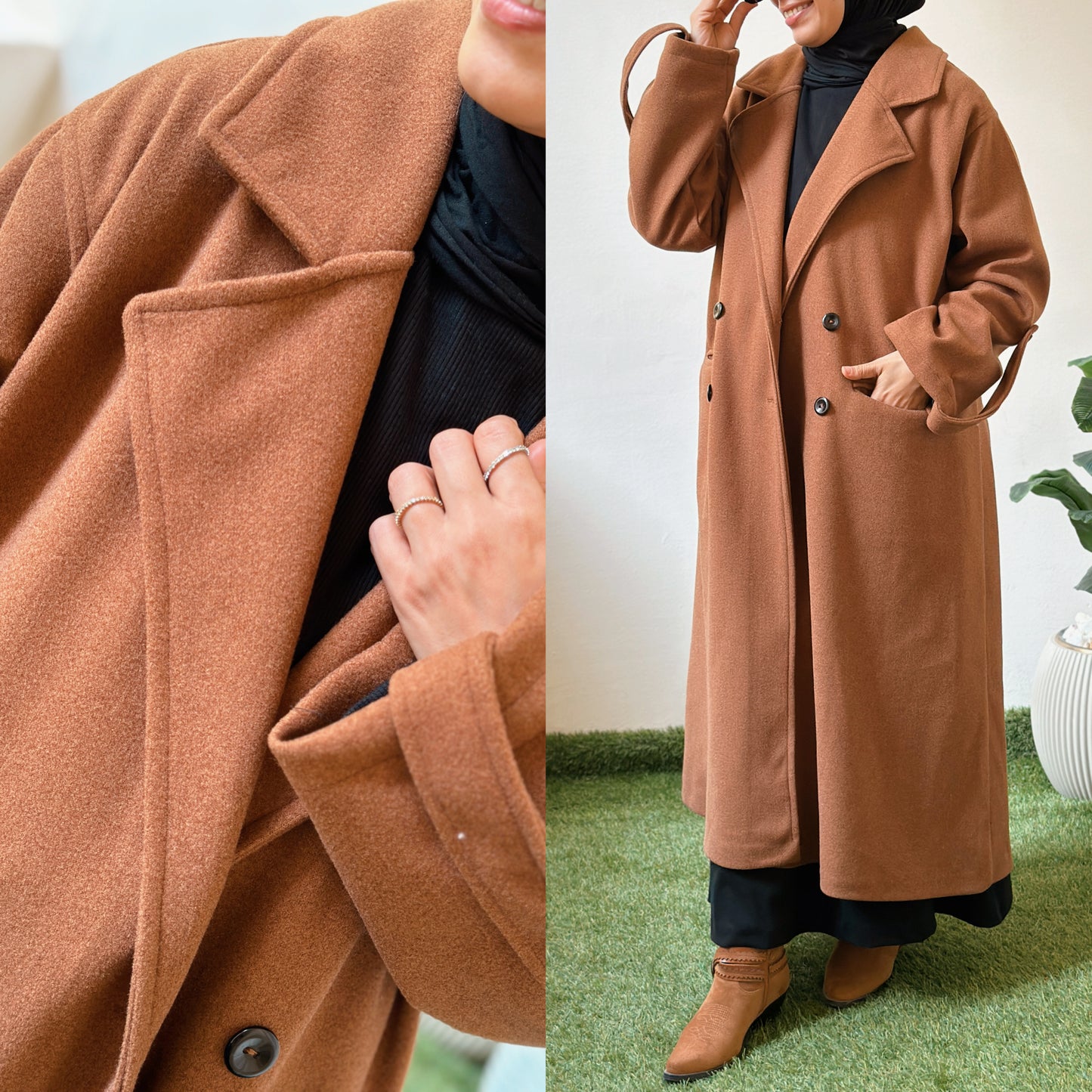 wool coat بالطو جوخ - QW0113
