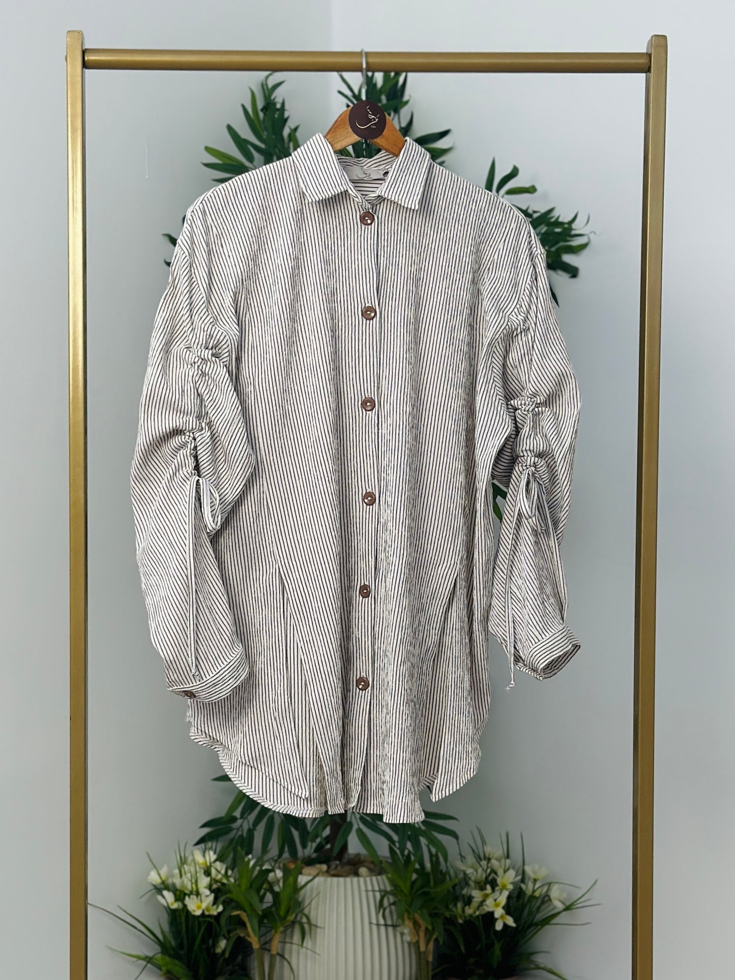 Striped Chemise شيمز مخطط - QS0163