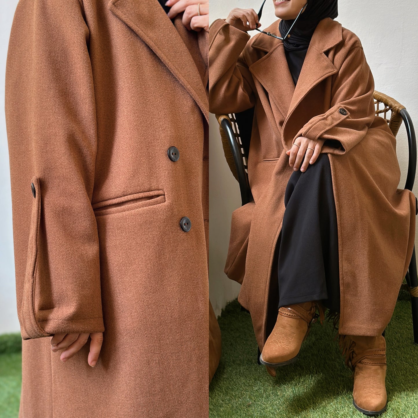 wool coat بالطو جوخ - QW0113