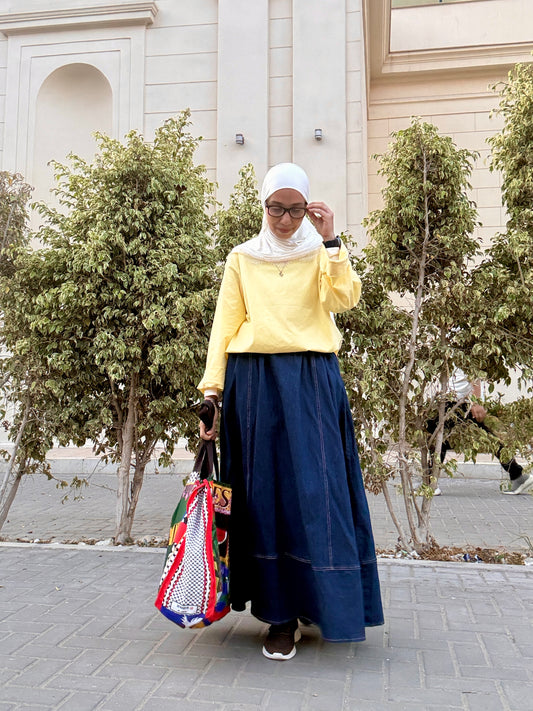 Denim skirt - چيب چينز قصات Q02