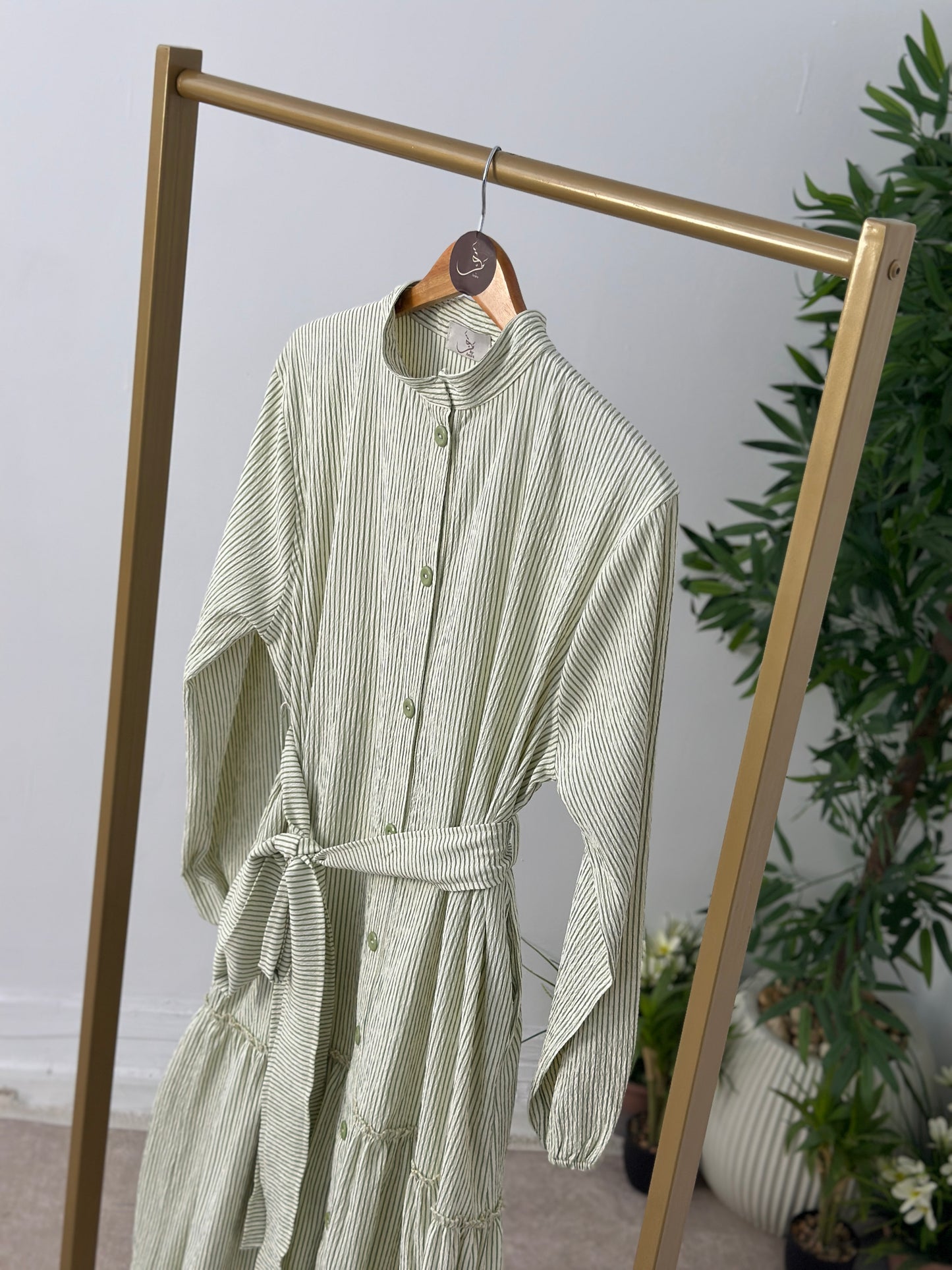 Striped Dress فستان مخطط - QS0160