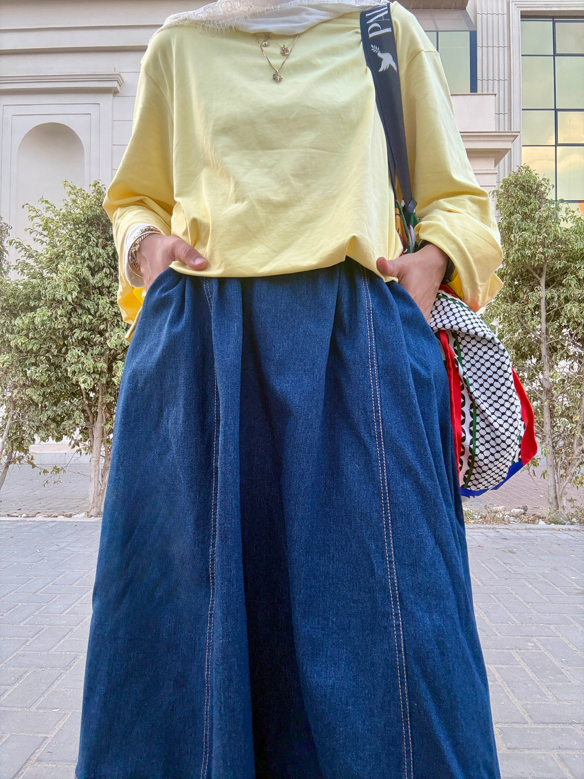 Denim skirt - چيب چينز قصات Q02