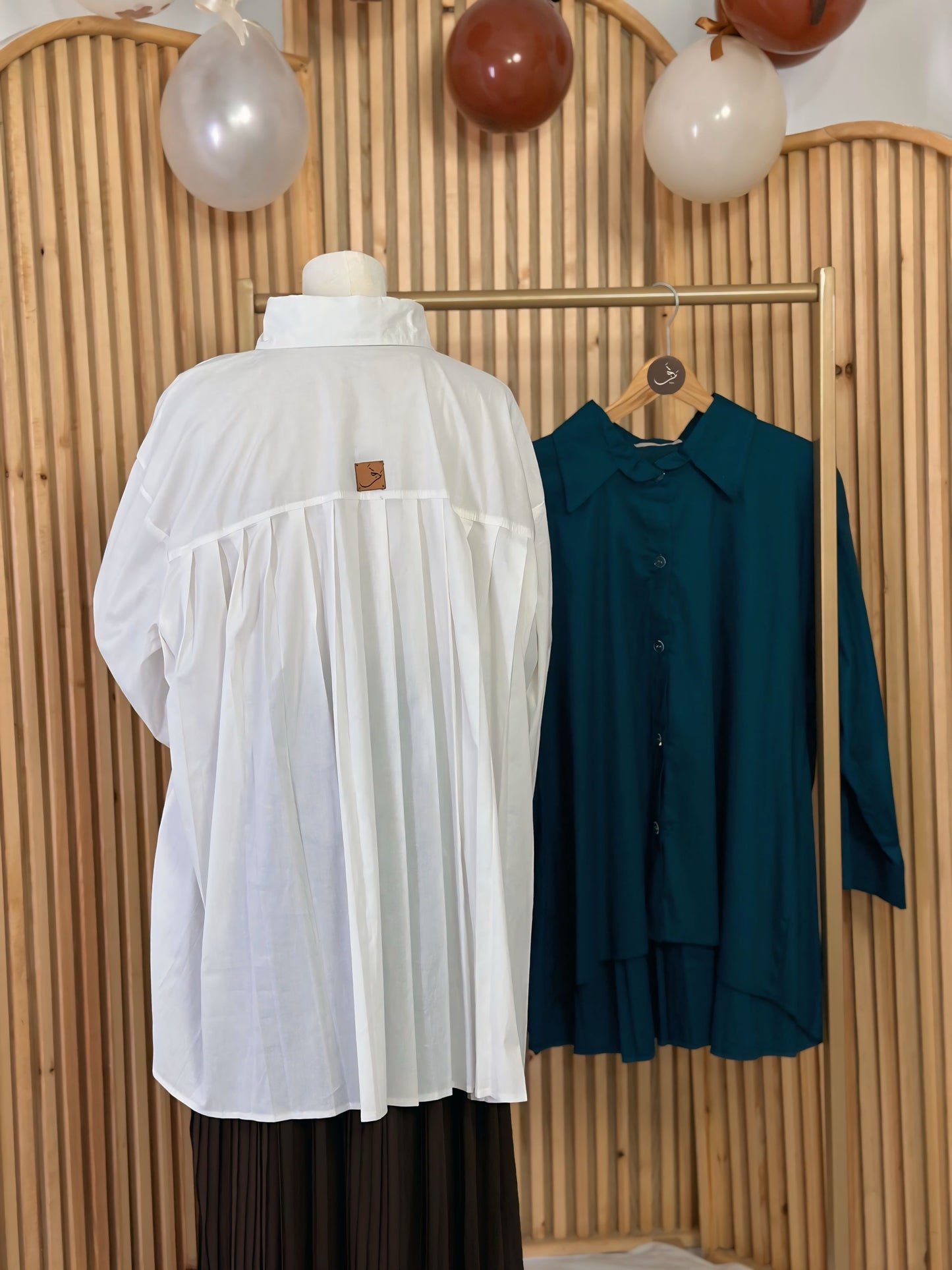 Pleated Oversized Shirt - QS0130