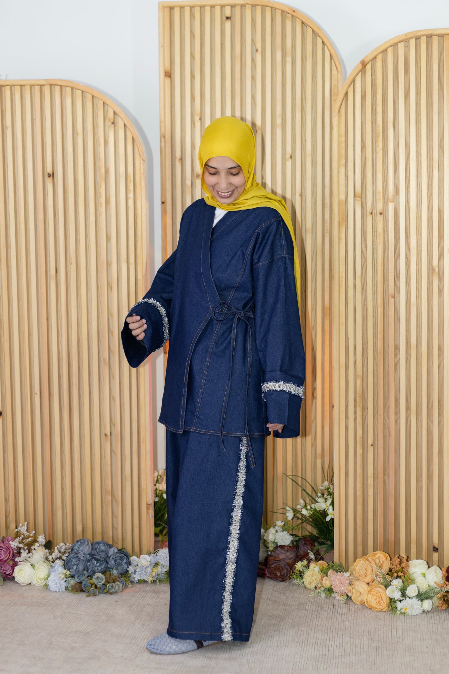 Denim Set ست چينز -QS0145
