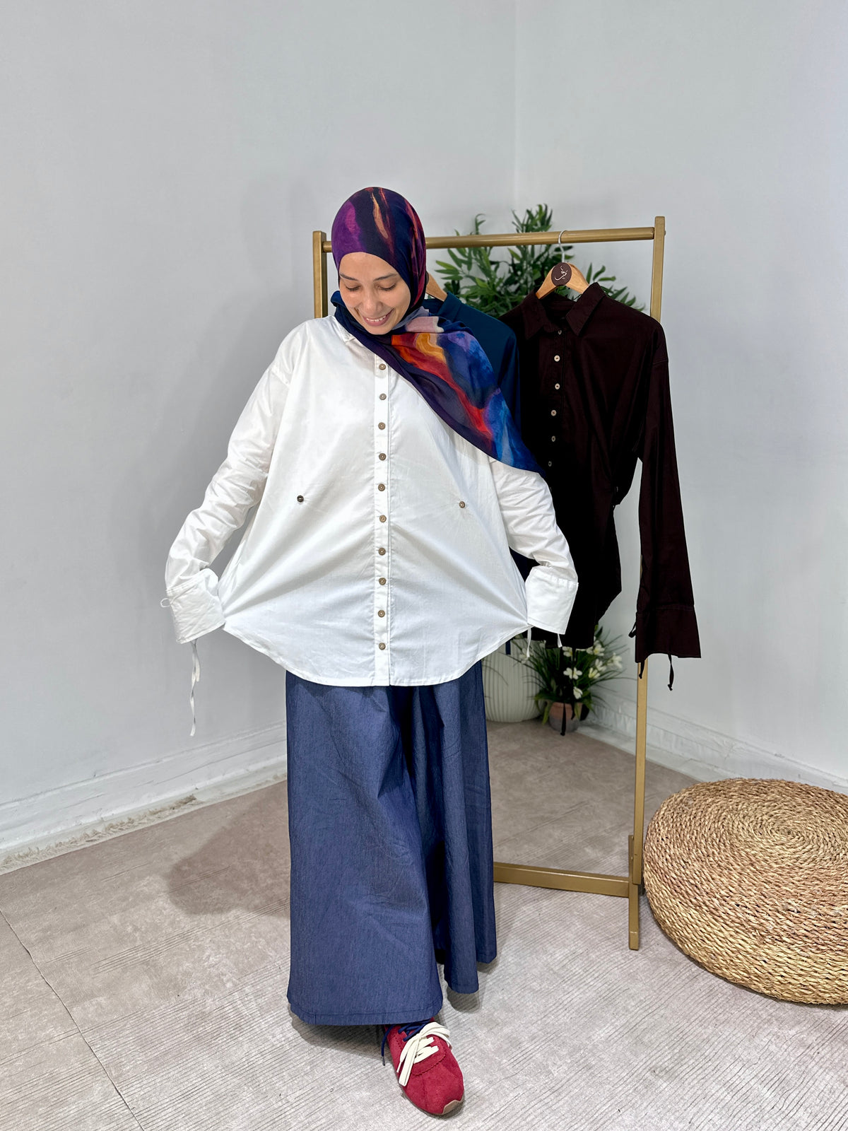 Poplin Blouse بلوزة بوبلين - QS0174