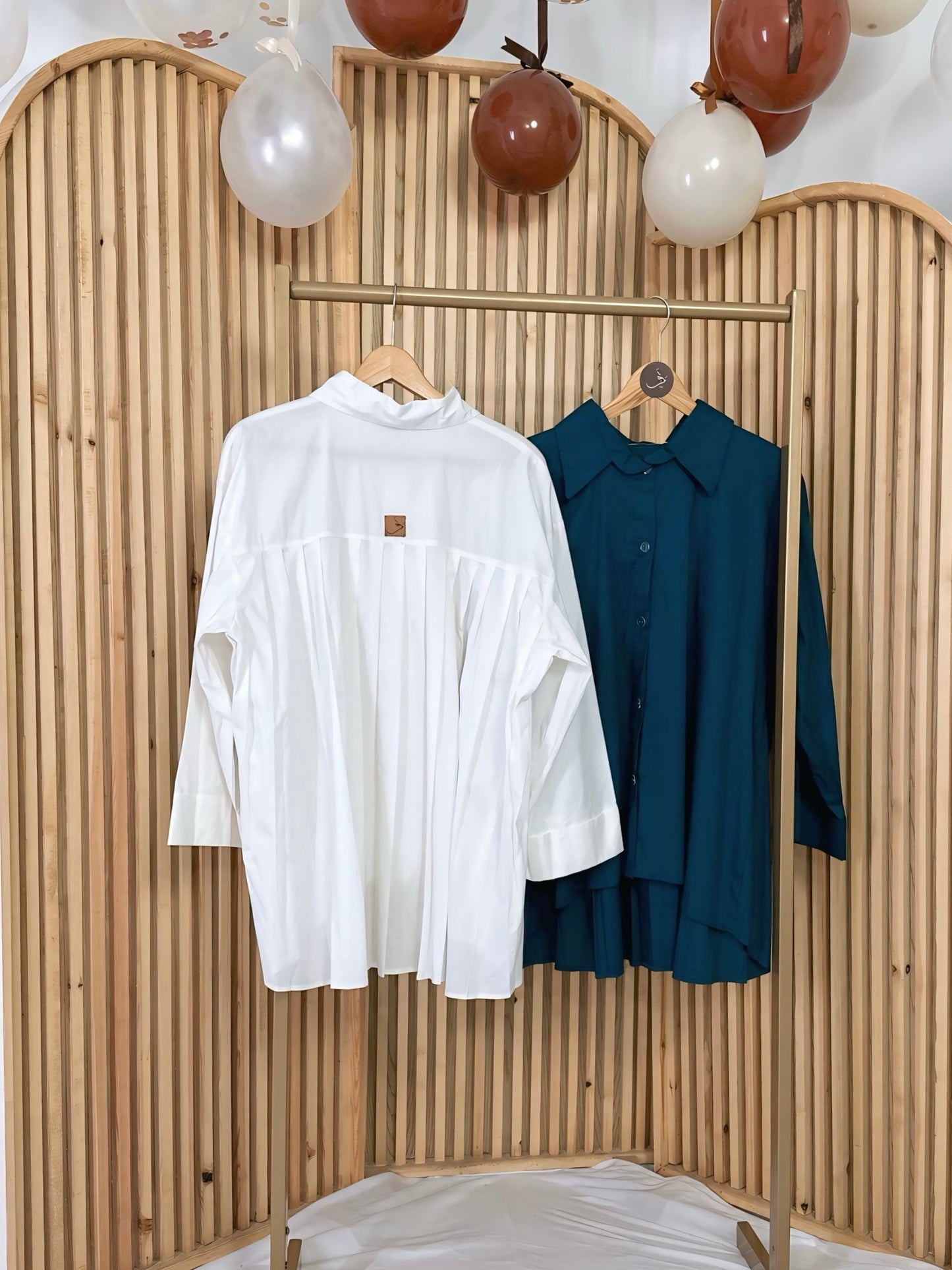 Pleated Oversized Shirt - QS0130