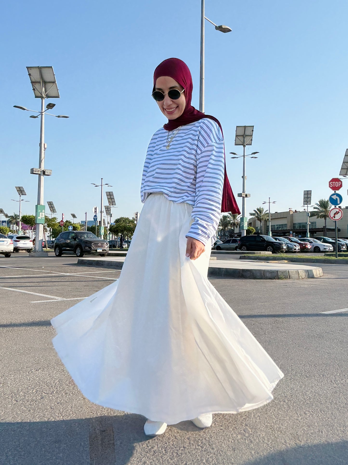 Poplin Skirt جيب بوبلين - QS0169