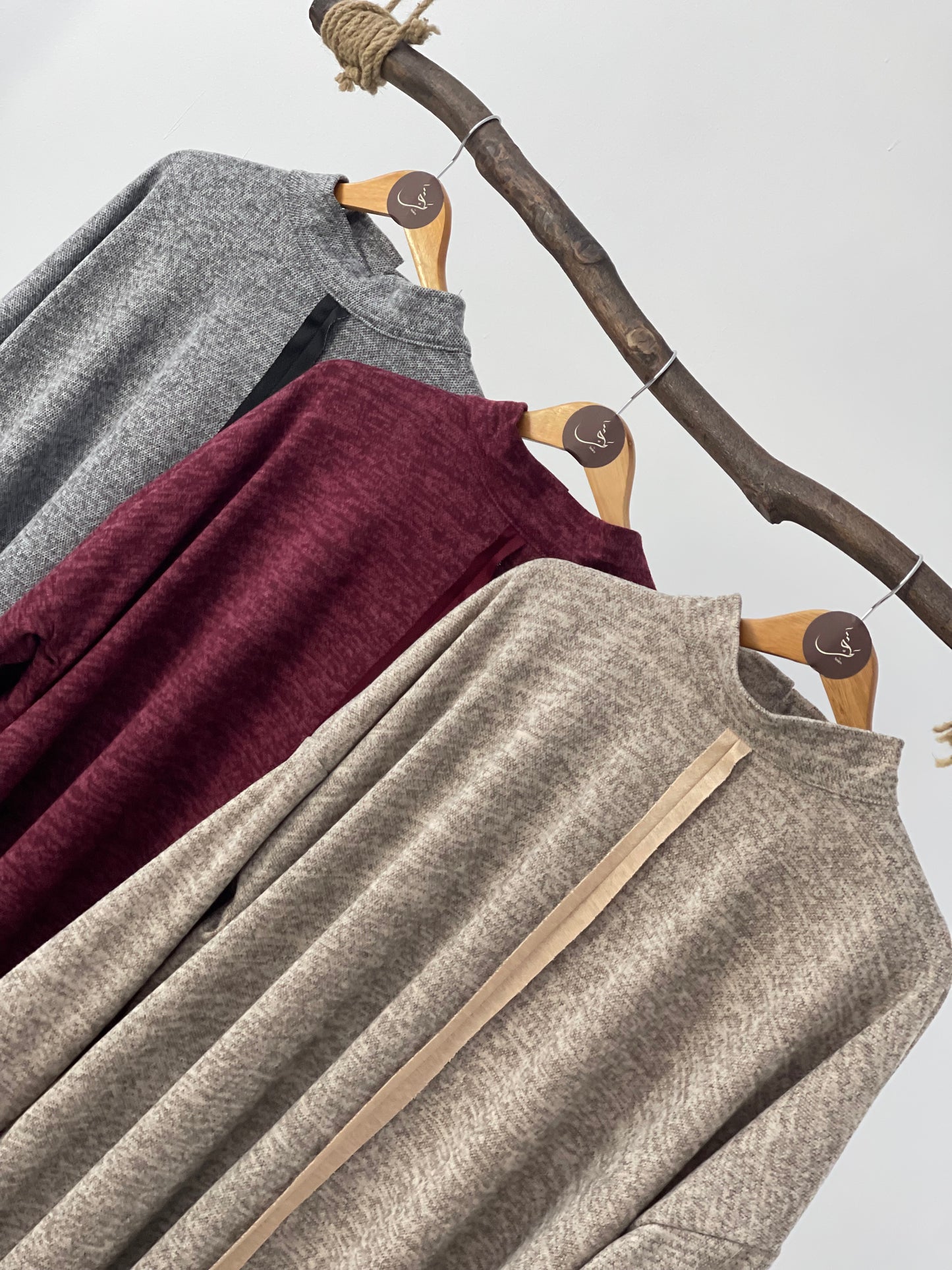 Basic Short Wool Dress - فستان بيزك قصير - QW0103
