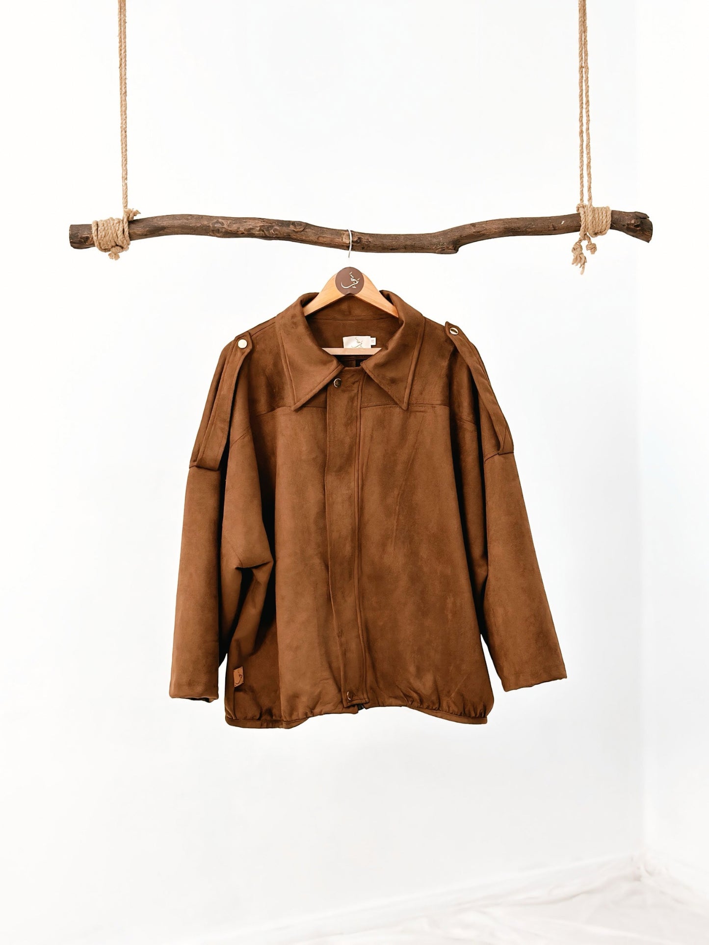 Oversized Suede Jacket - Drop  8 🍂شتوية ٢٦