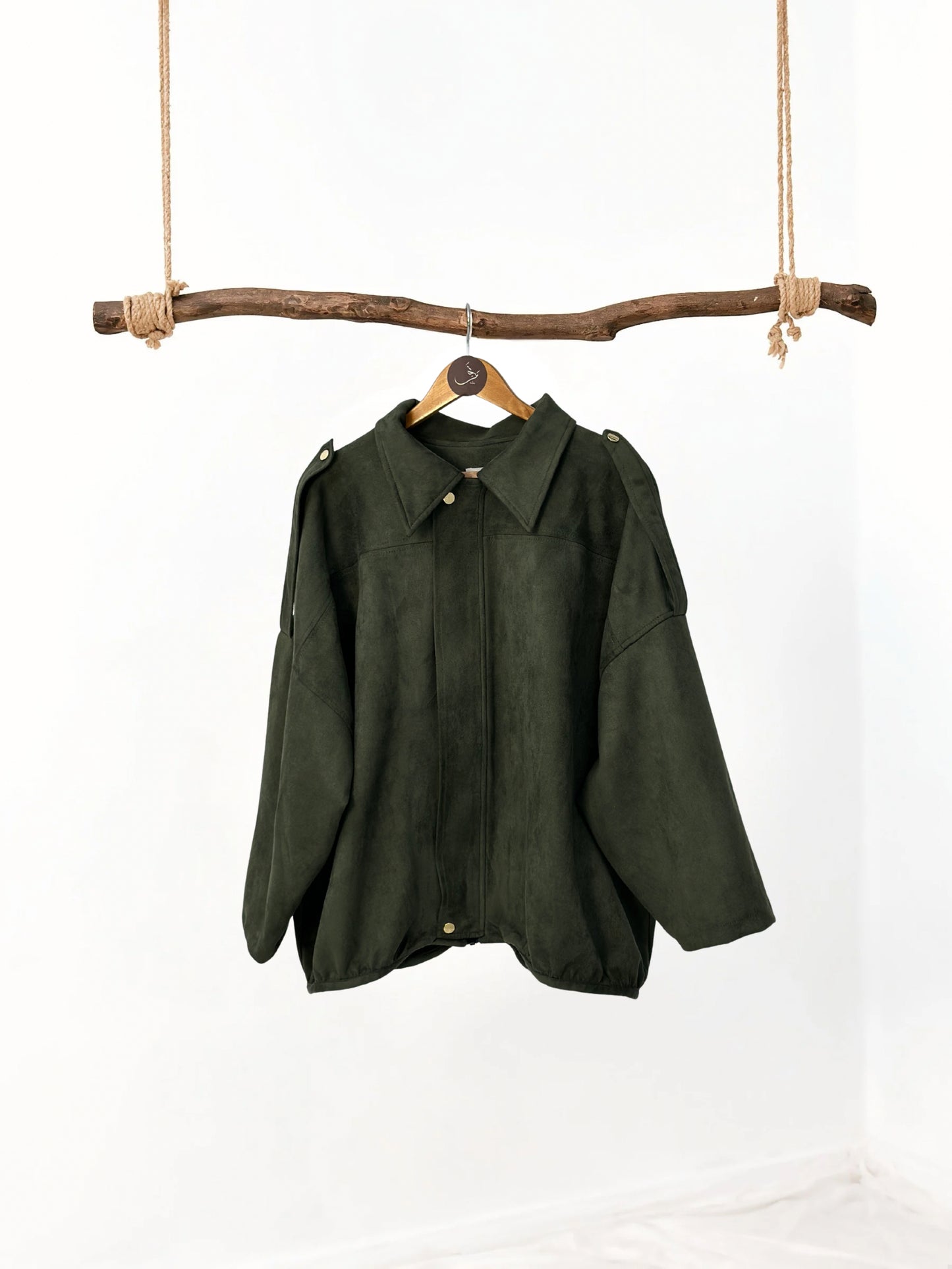 Oversized Suede Jacket - Drop  8 🍂شتوية ٢٦