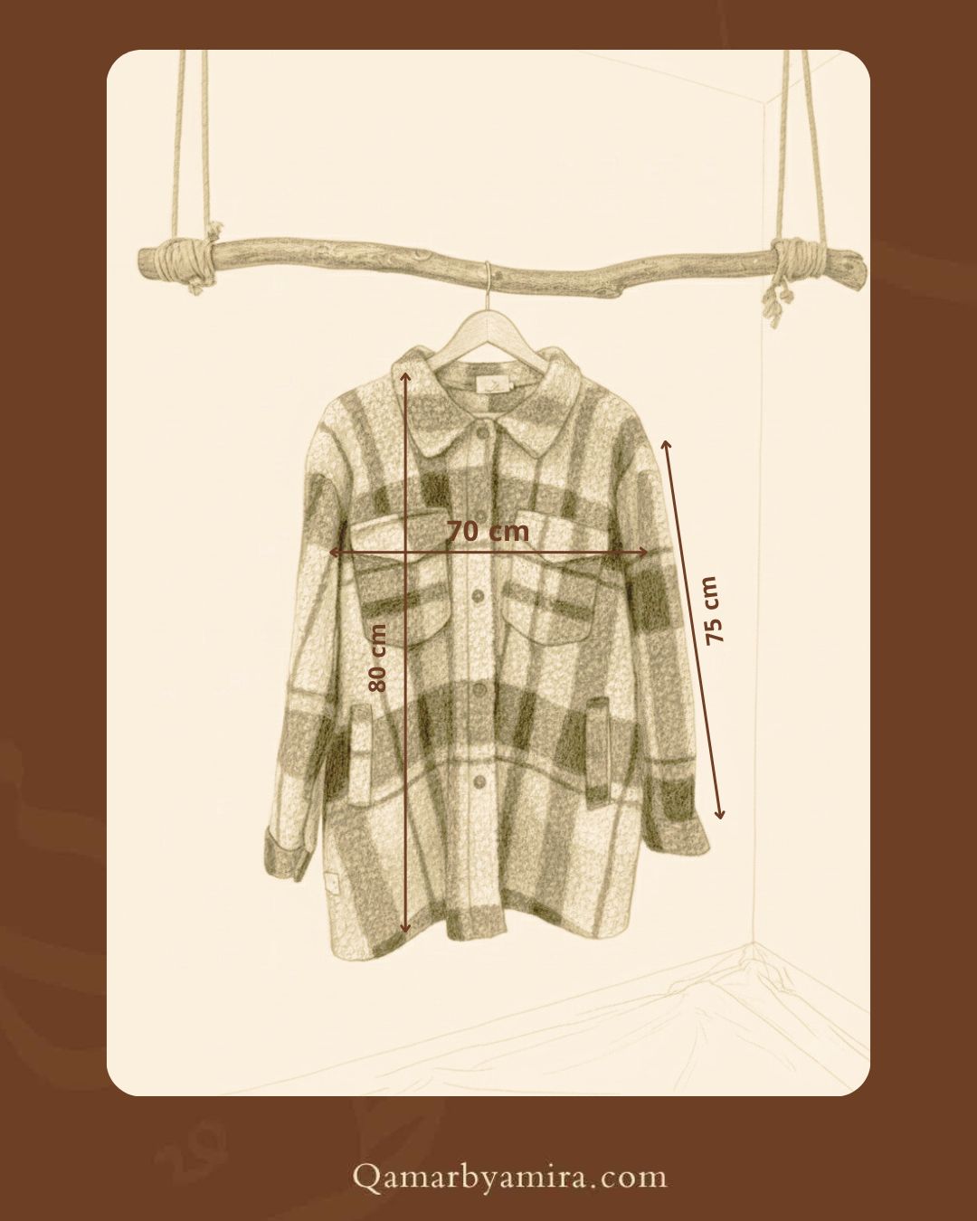 Oversized Wool Shirt - شيمز اوفر سيز صوف قصير - Drop 20 🍂 شتوية ٢٦