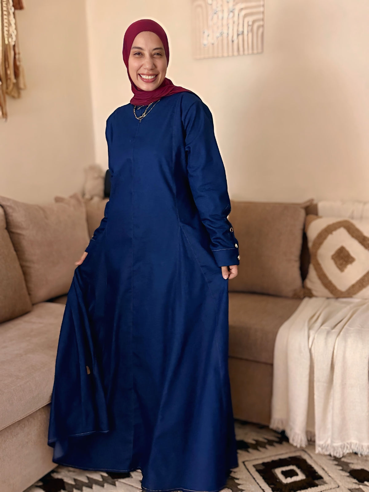 Denim Dress فستان جينز - Q0181