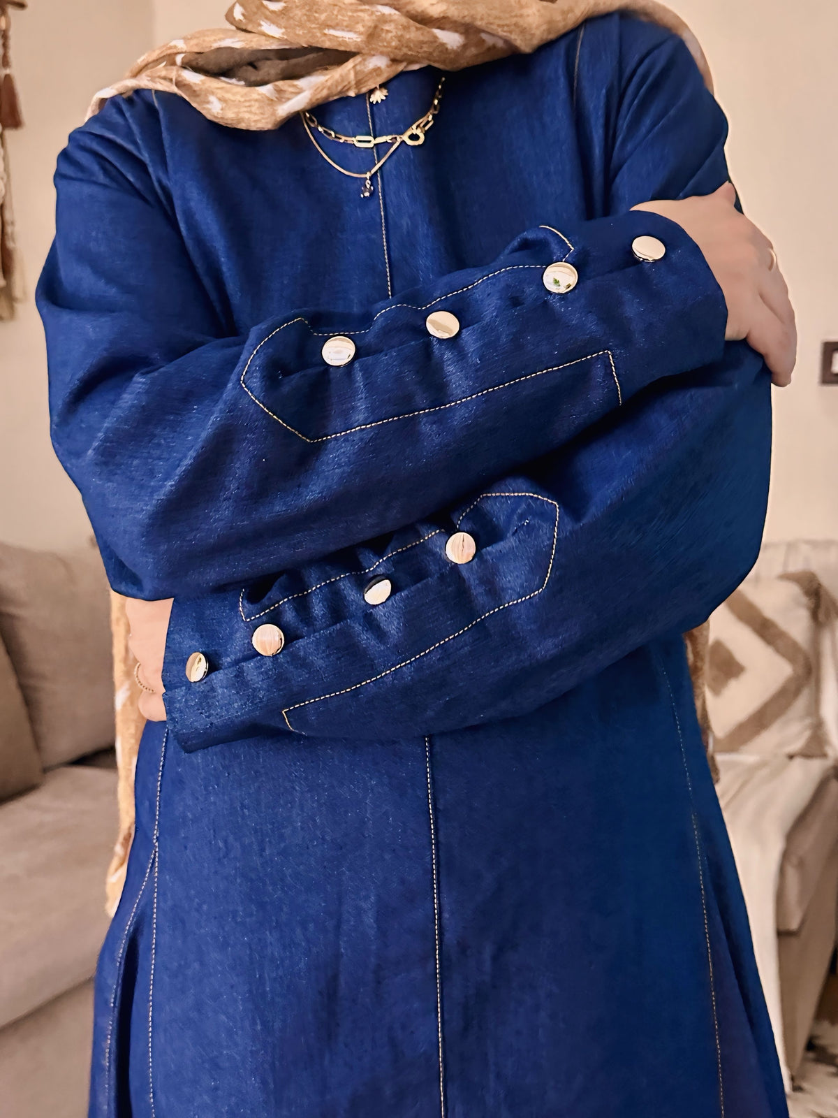 Denim Dress فستان جينز - Q0181