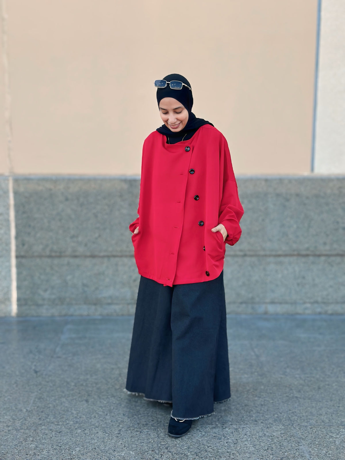 Oversized Rosaline Jacket جاكيت أوفر سايز - Q0185