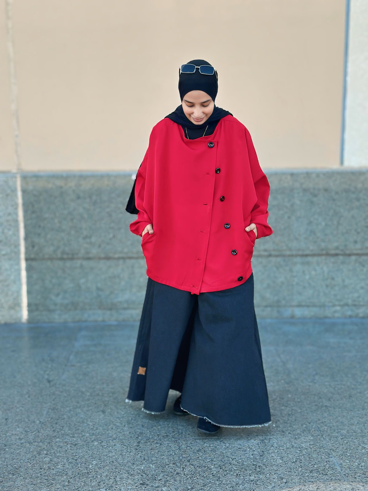 Oversized Rosaline Jacket جاكيت أوفر سايز - Q0185