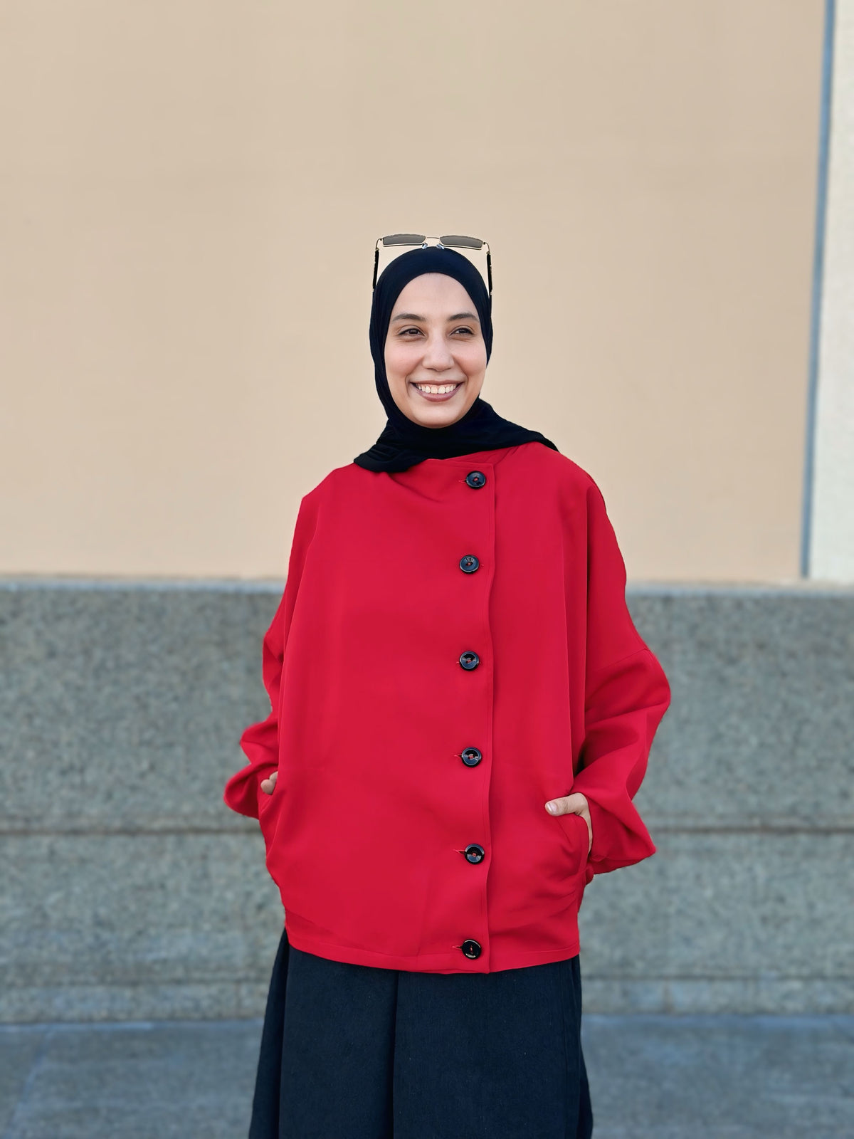 Oversized Rosaline Jacket جاكيت أوفر سايز - Q0185