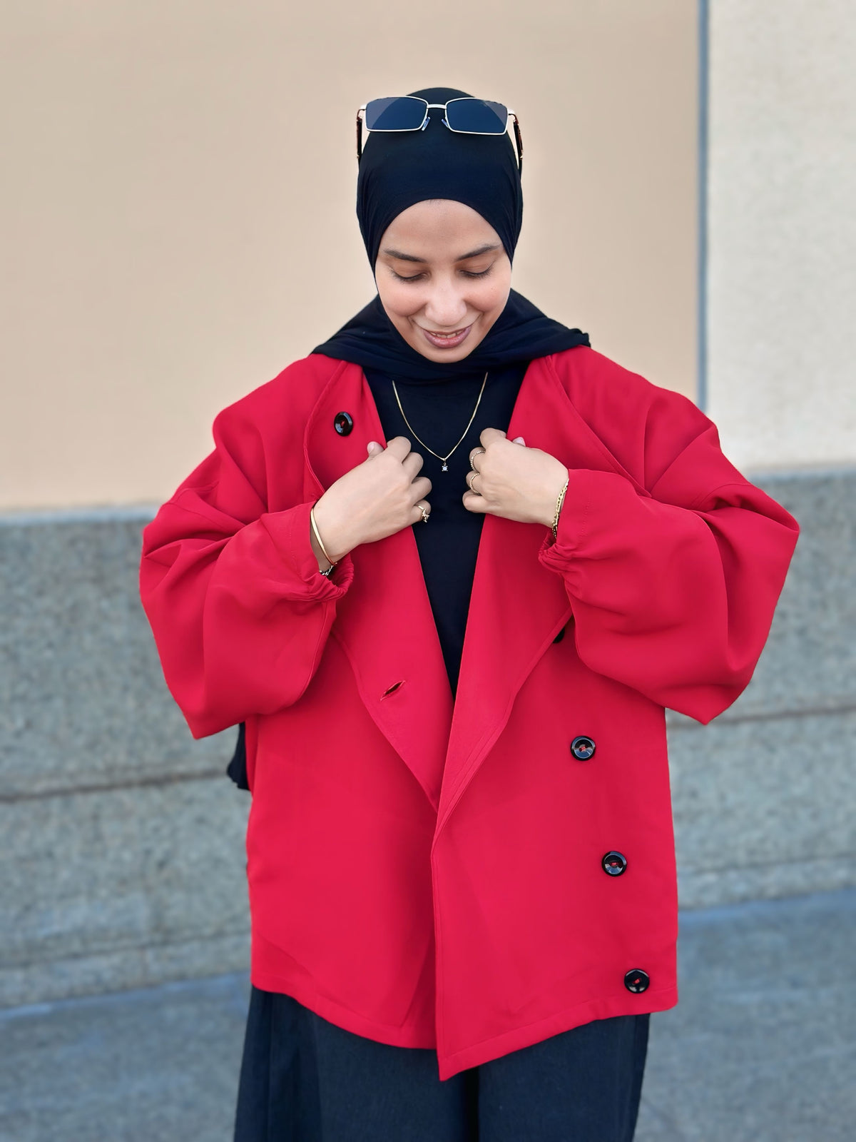 Oversized Rosaline Jacket جاكيت أوفر سايز - Q0185