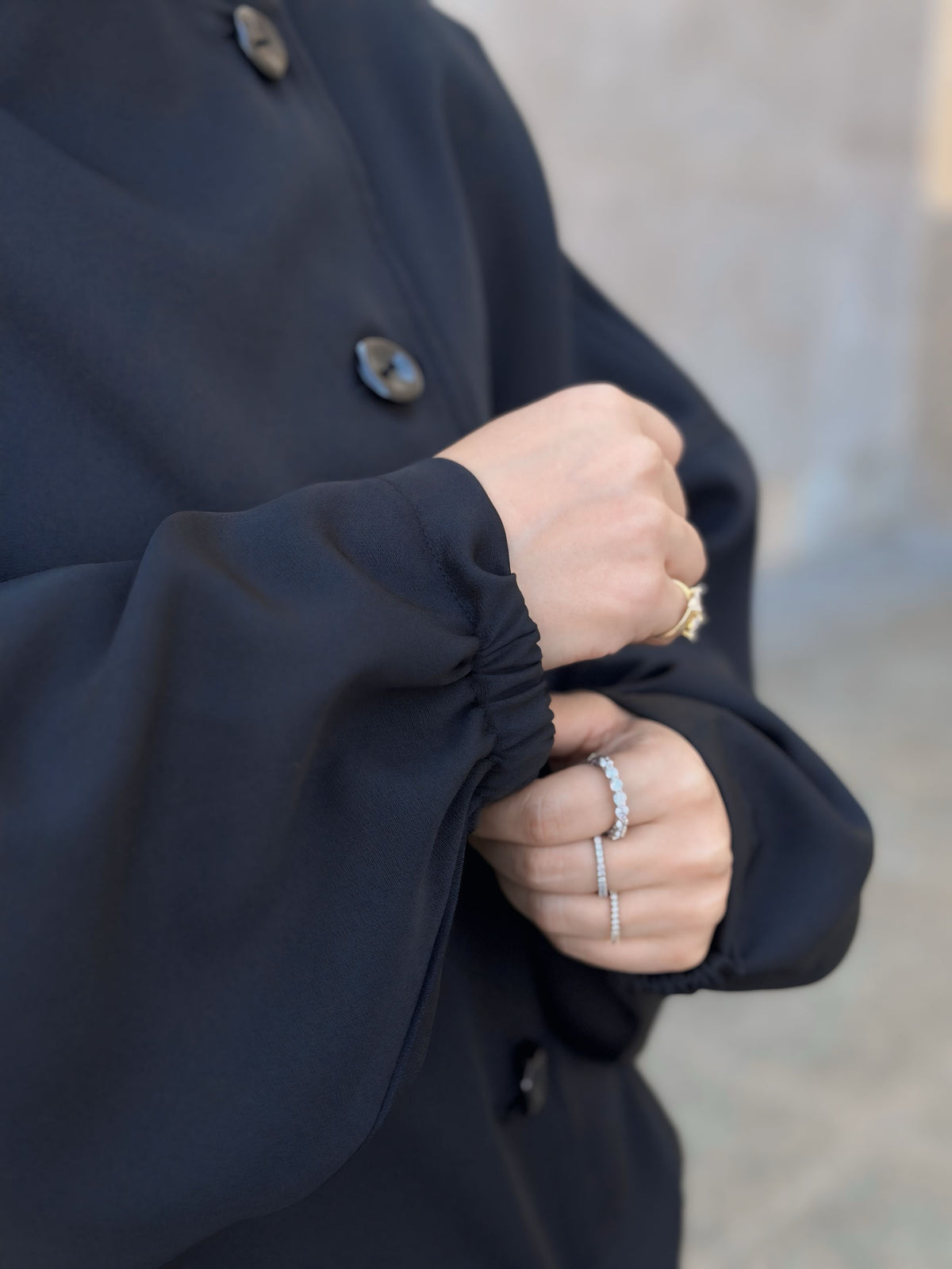 Oversized Rosaline Jacket جاكيت أوفر سايز - Q0185